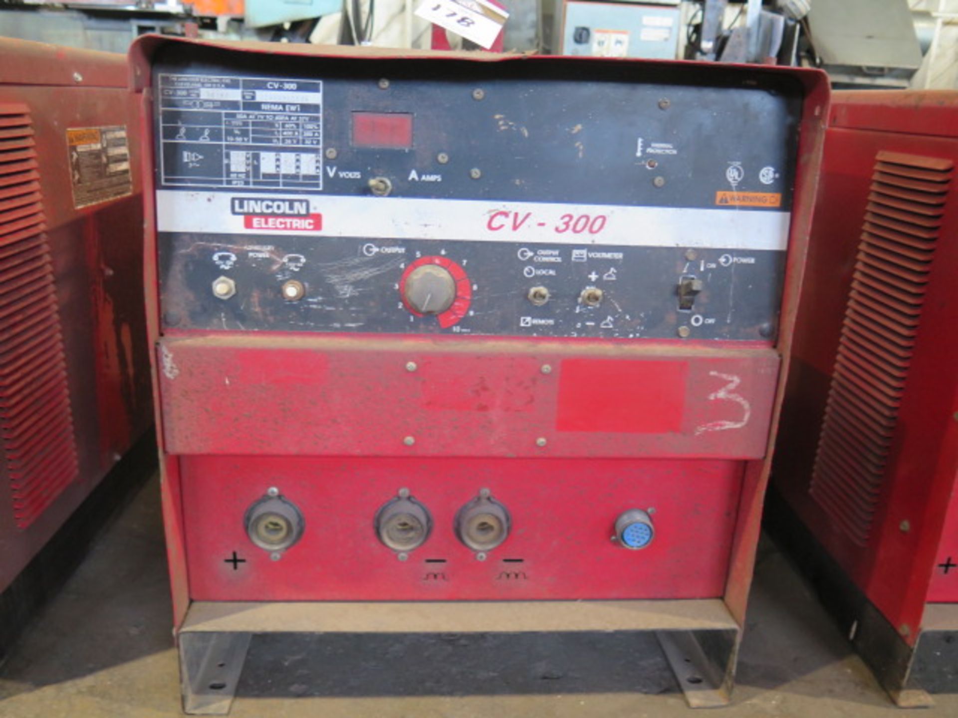 Lincoln CV-305 Arc Welding Power Source (NO CABLES) (SOLD AS-IS - NO WARRANTY) - Image 3 of 4