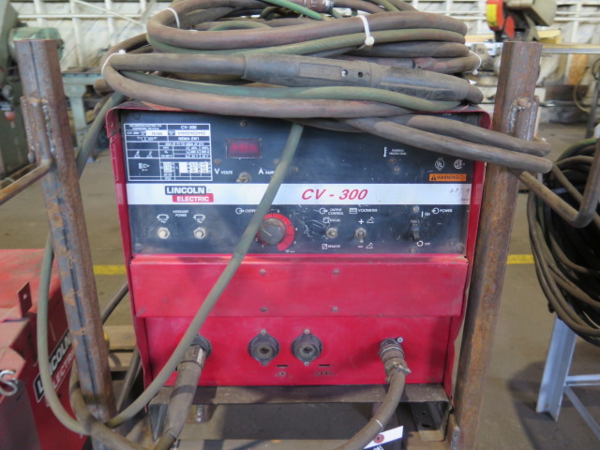 Lincoln CV-300 Arc Welding Power Source w/ Stand (SOLD AS-IS - NO WARRANTY) - Image 2 of 5