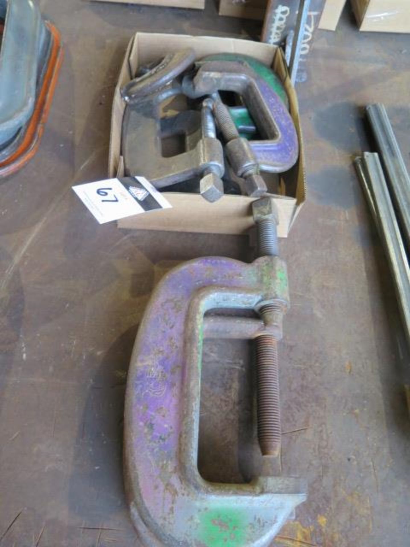 Heavy Duty C-Clamps (SOLD AS-IS - NO WARRANTY)