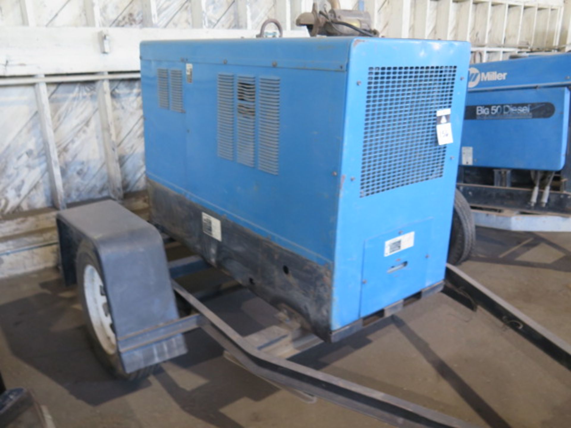 Miller Big Blue 402P Towable Diesel CC/CV-DC Welding Generator w Perkins Diesel Engine, SOLD AS IS - Image 3 of 17