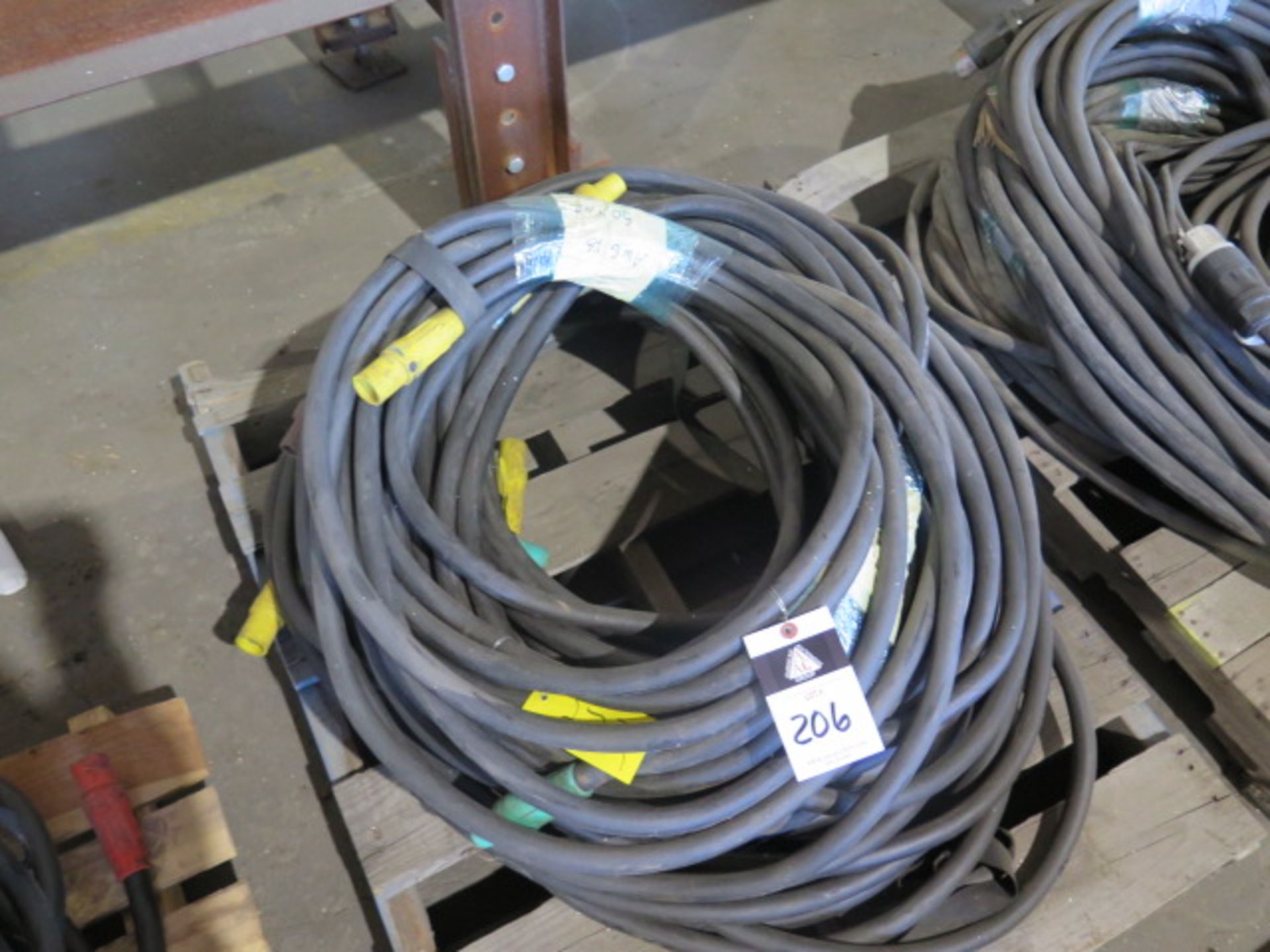 Welding 2000 Volt AWG 4/0 50' Heavy Duty Welding Leads (6) (SOLD AS-IS - NO WARRANTY)