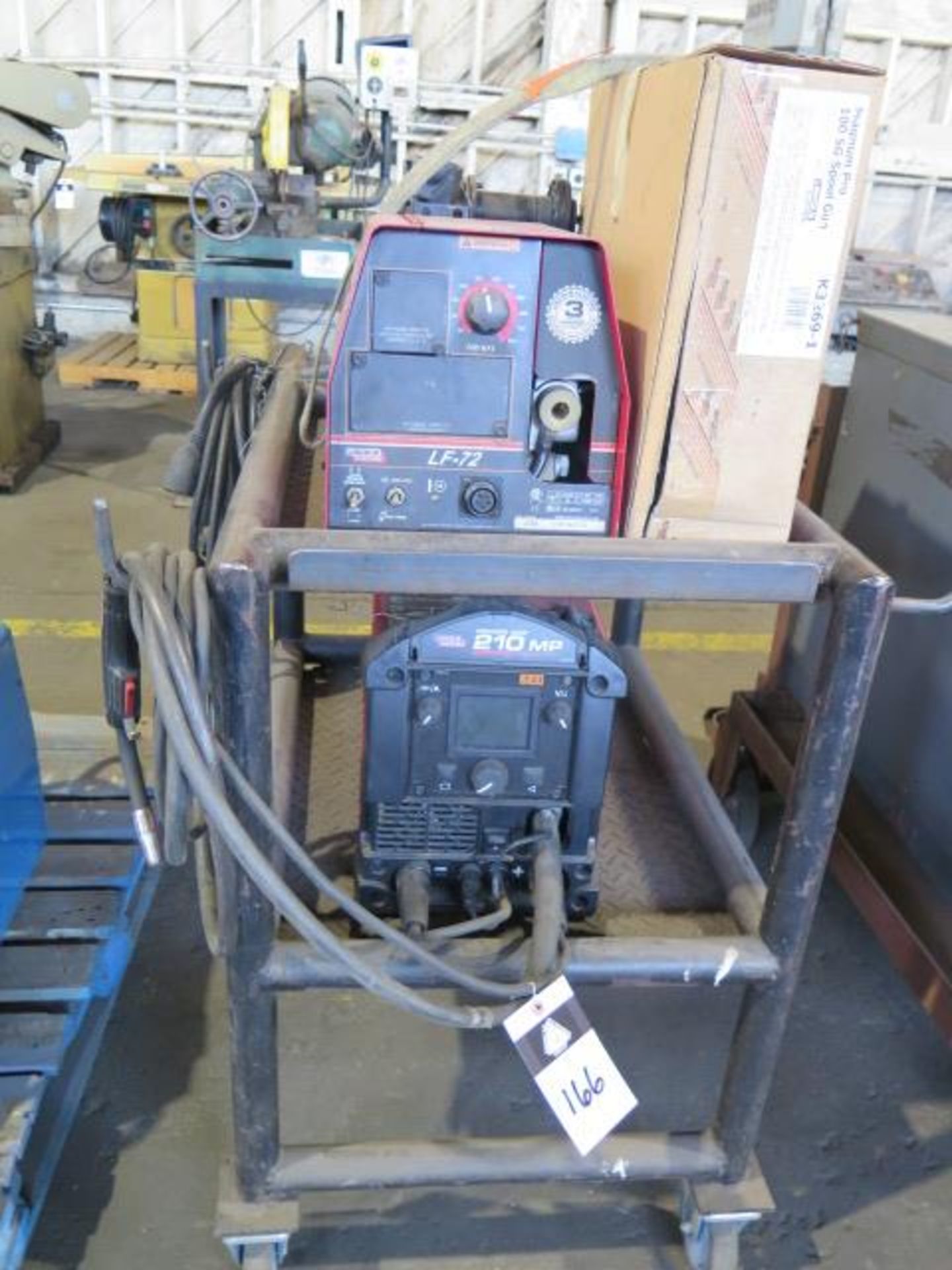 Lincoln Power MIG 210MP MIG Welding Power Source w/ Lincoln Magnum PRO 100SG Spool Gun, SOLD AS IS