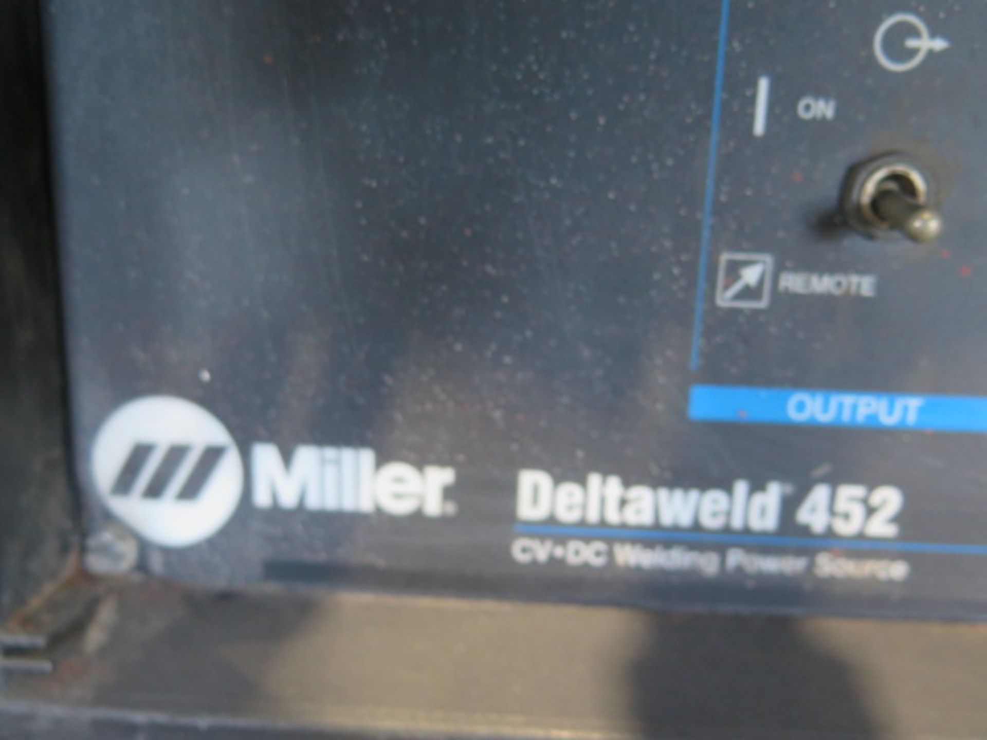 Miller Deltaweld 452 CV-DC Arc Welding Power Source w/ Miller 60 Series Wire Feeder (SOLD AS-IS - NO - Image 8 of 8