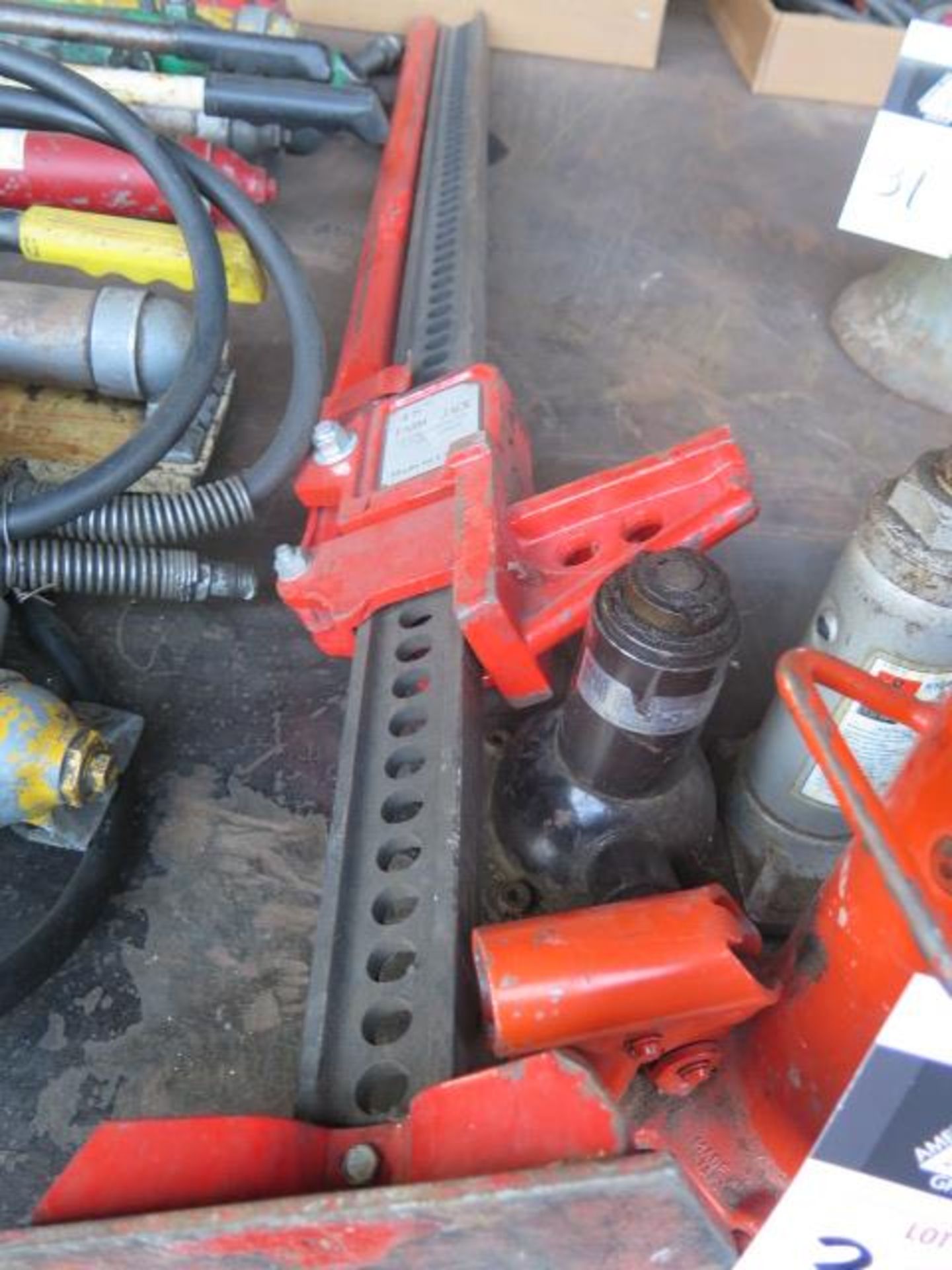 Hydraulic Bottle Jacks (4) and 48" Farm Jack (SOLD AS-IS - NO WARRANTY) - Image 4 of 5
