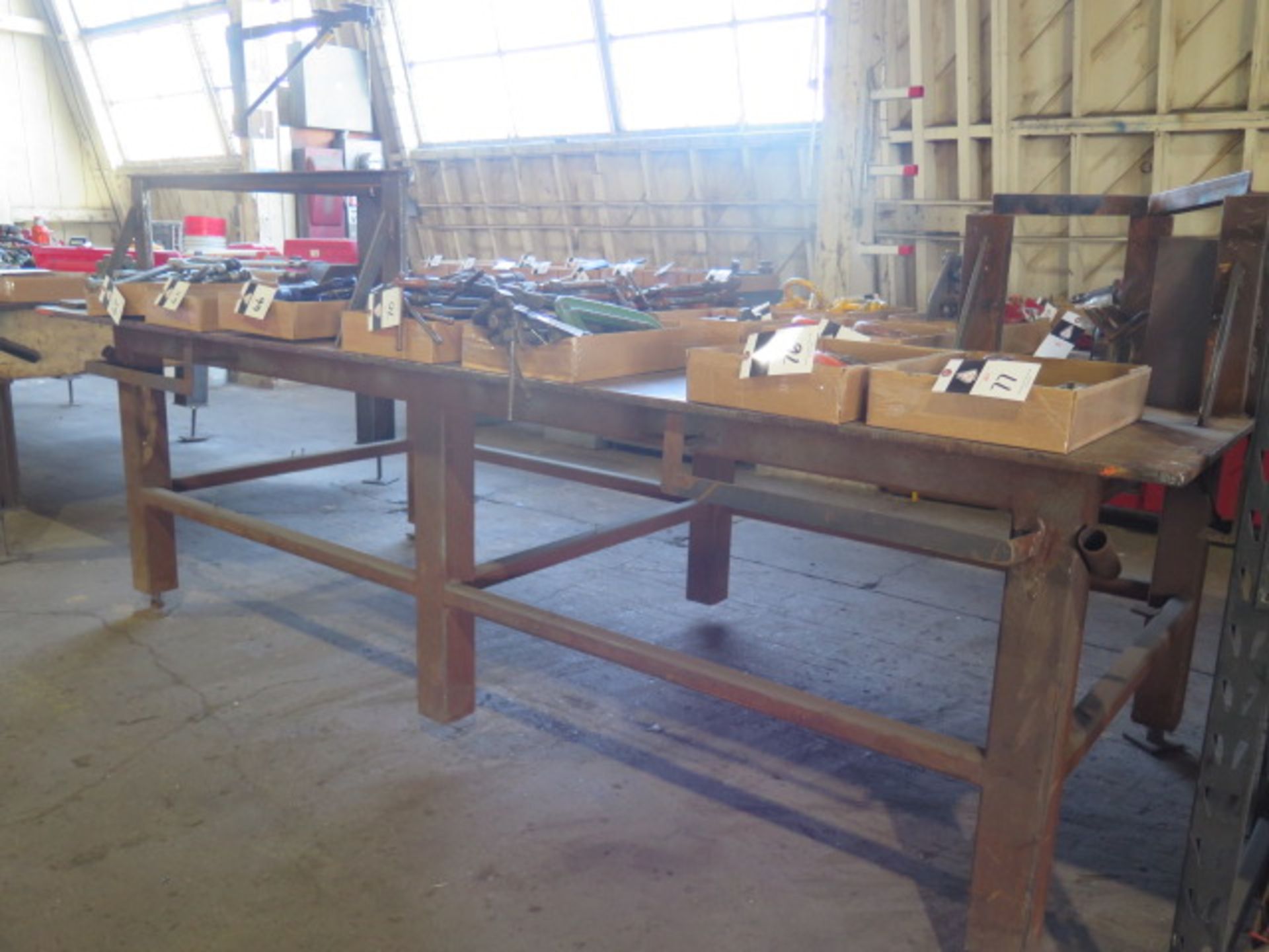 60" x 120" x 3/4" Steel Welding Table (SOLD AS-IS - NO WARRANTY)