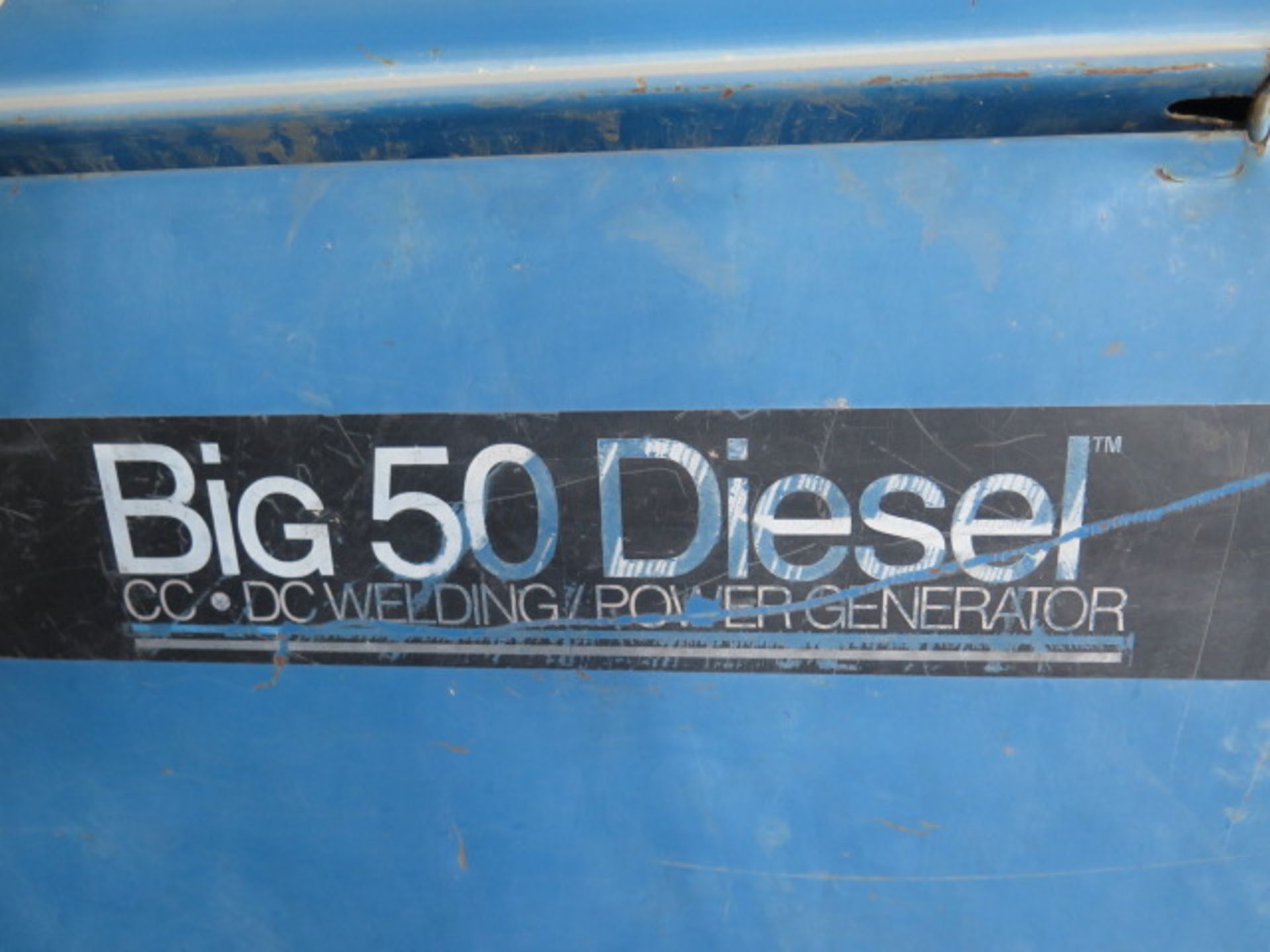 Miller Big 50 Diesel Towable CC-DC Welding Generator w/ Diesel Engine, Electric Start, SOLD AS IS - Image 10 of 10