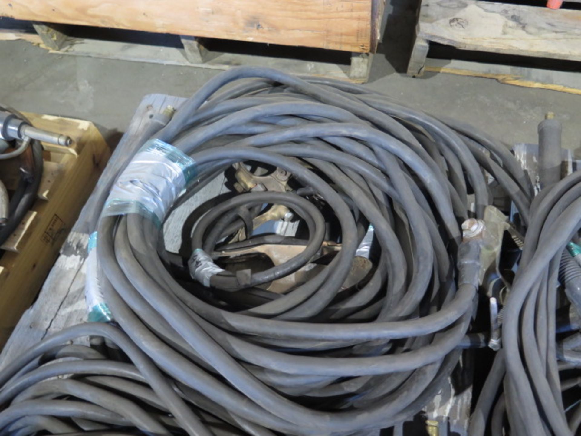 Welding 200 Volt Heavy Duty Welding Leads W/ Ground and Stingers (SOLD AS-IS - NO WARRANTY) - Image 4 of 6