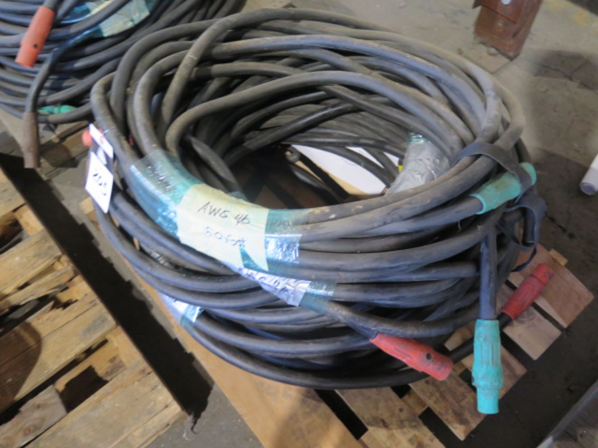 Welding 2000 Volt AWG 4/0 50' Heavy Duty Welding Leads (6) (SOLD AS-IS - NO WARRANTY) - Image 2 of 5