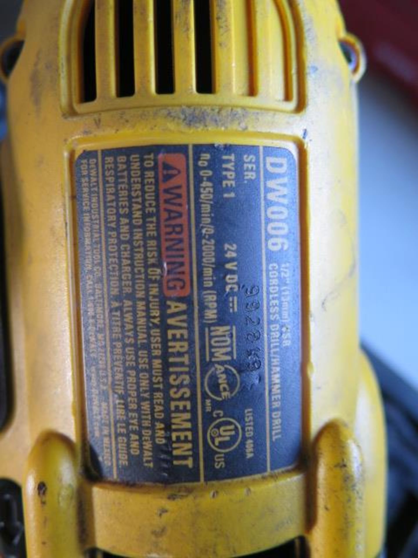 DeWalt 24 Volt Cordless Rotary Hammer (SOLD AS-IS - NO WARRANTY) - Image 6 of 6