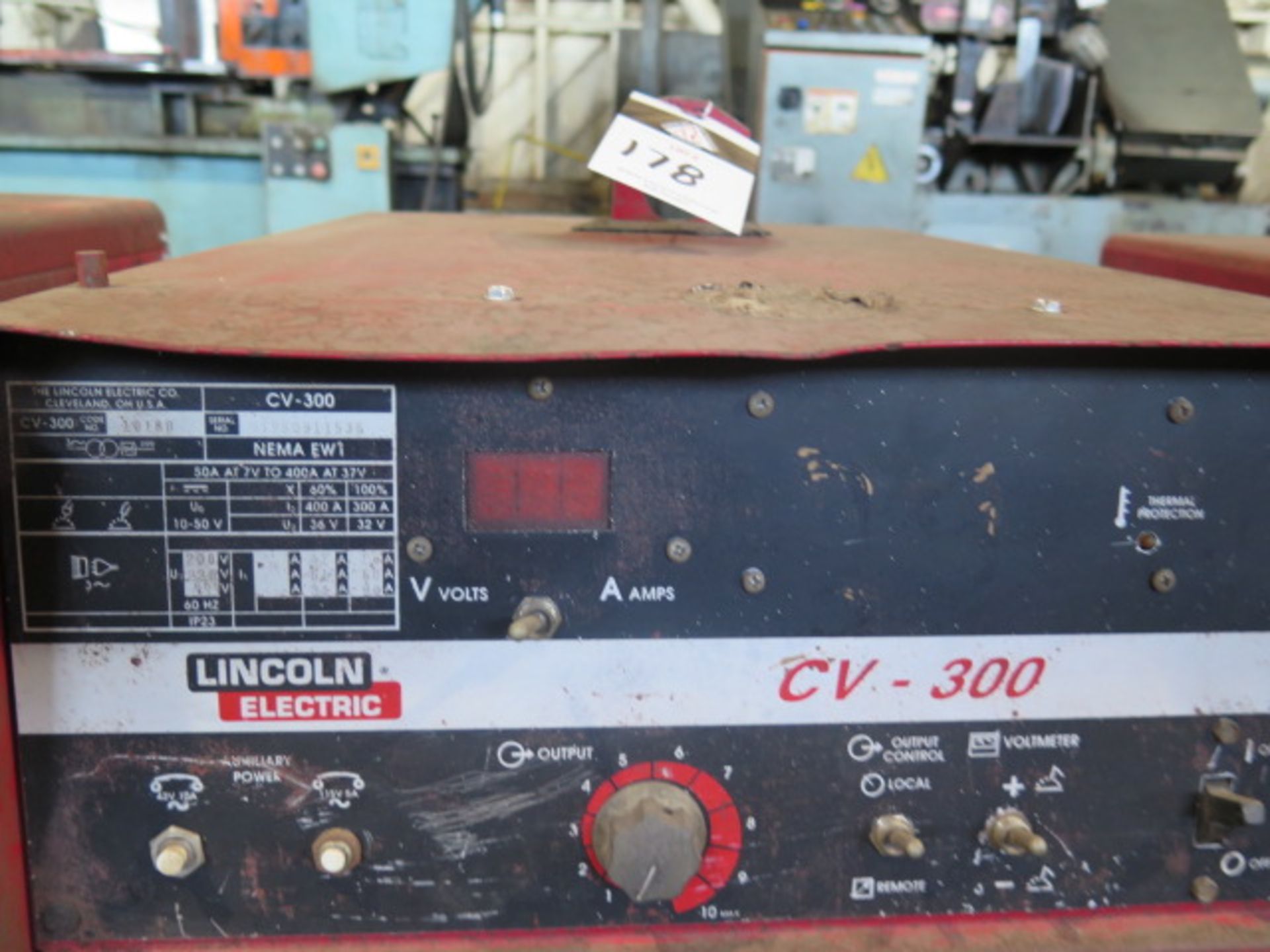 Lincoln CV-305 Arc Welding Power Source (NO CABLES) (SOLD AS-IS - NO WARRANTY) - Image 4 of 4