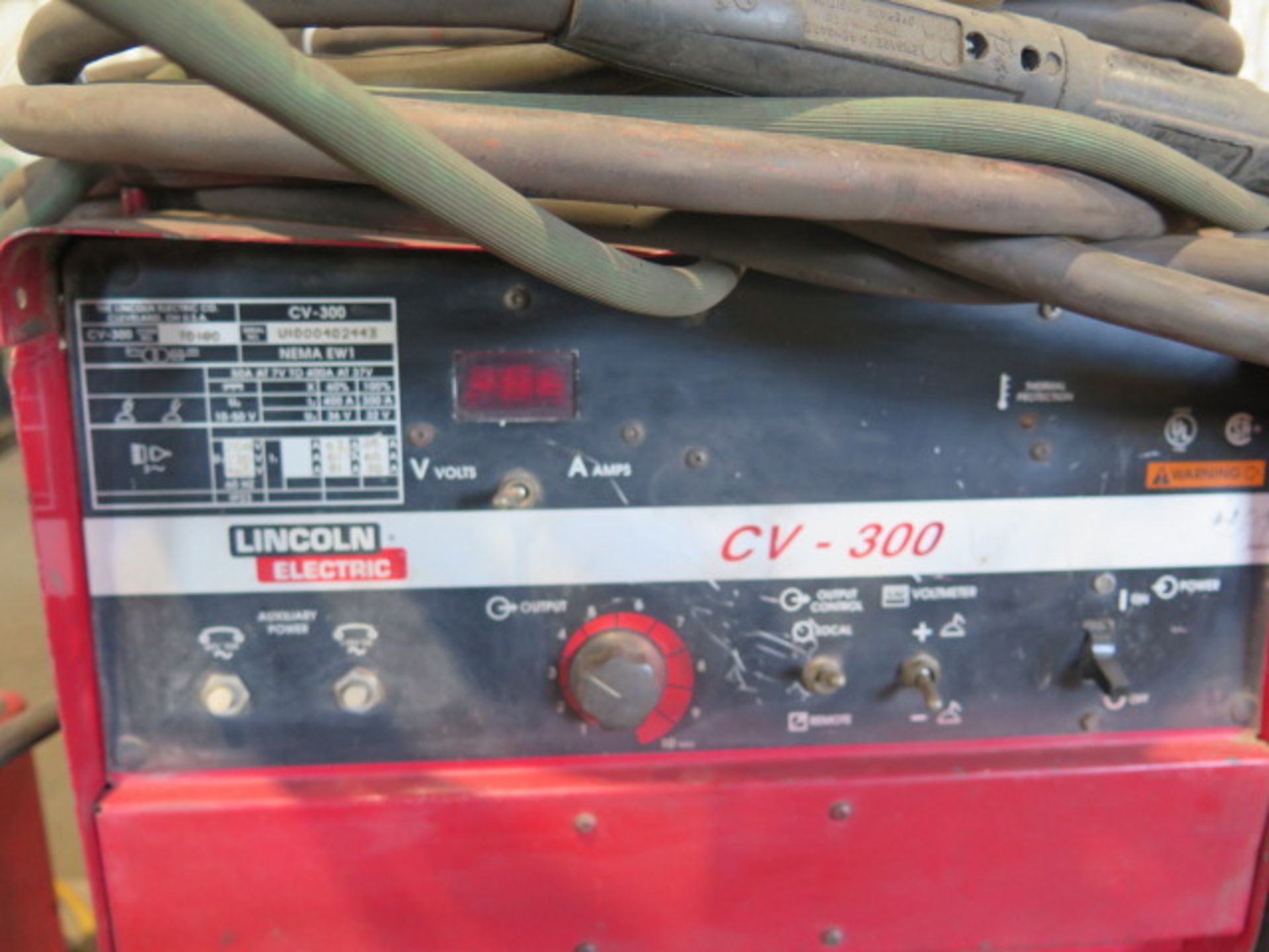 Lincoln CV-300 Arc Welding Power Source w/ Stand (SOLD AS-IS - NO WARRANTY) - Image 5 of 5