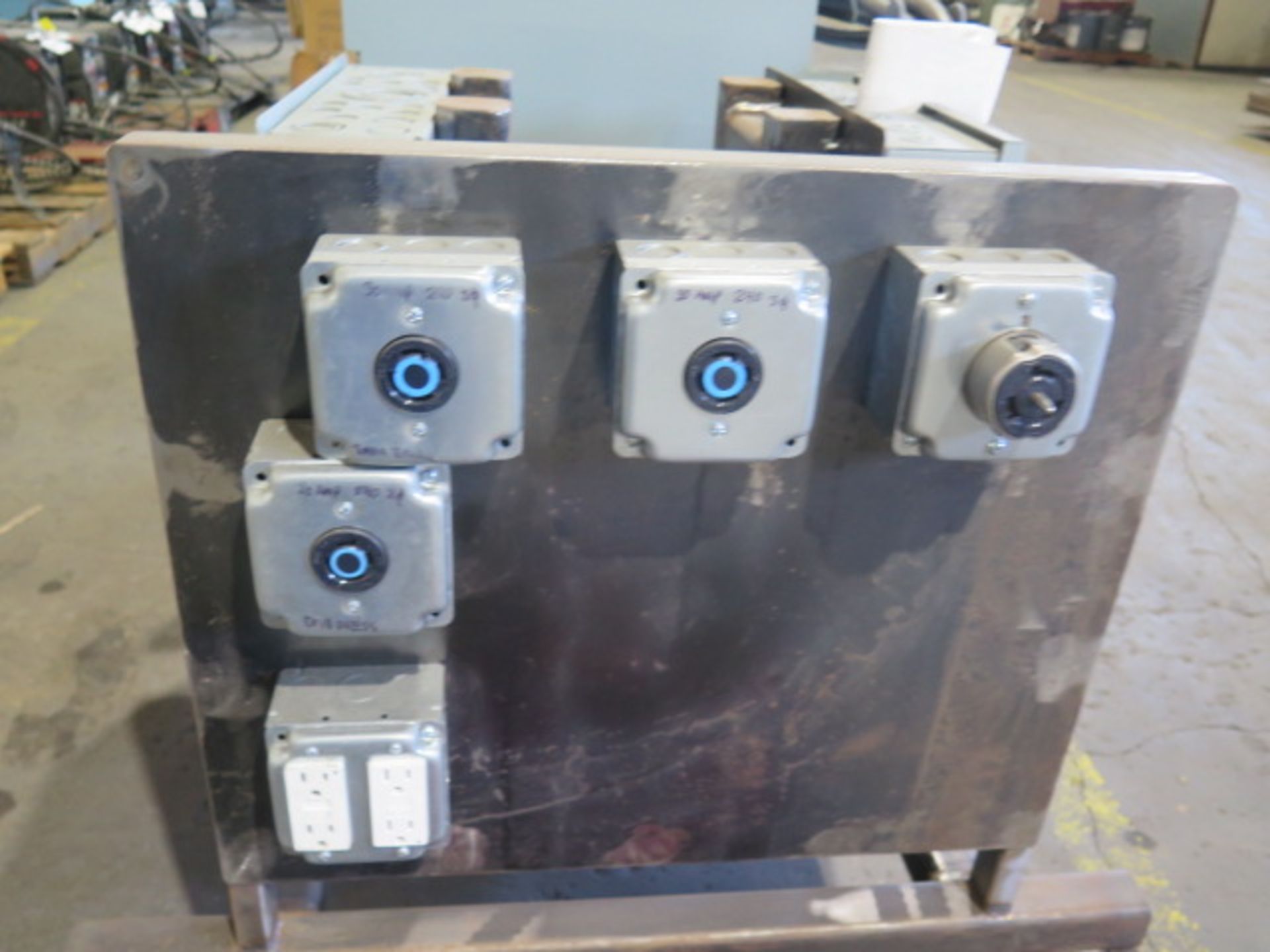 Custom 480-240/120 Power Bank w/ Hammond 30kVA Transformer, Circuit Breaker Panel, SOLD AS IS - Image 6 of 9