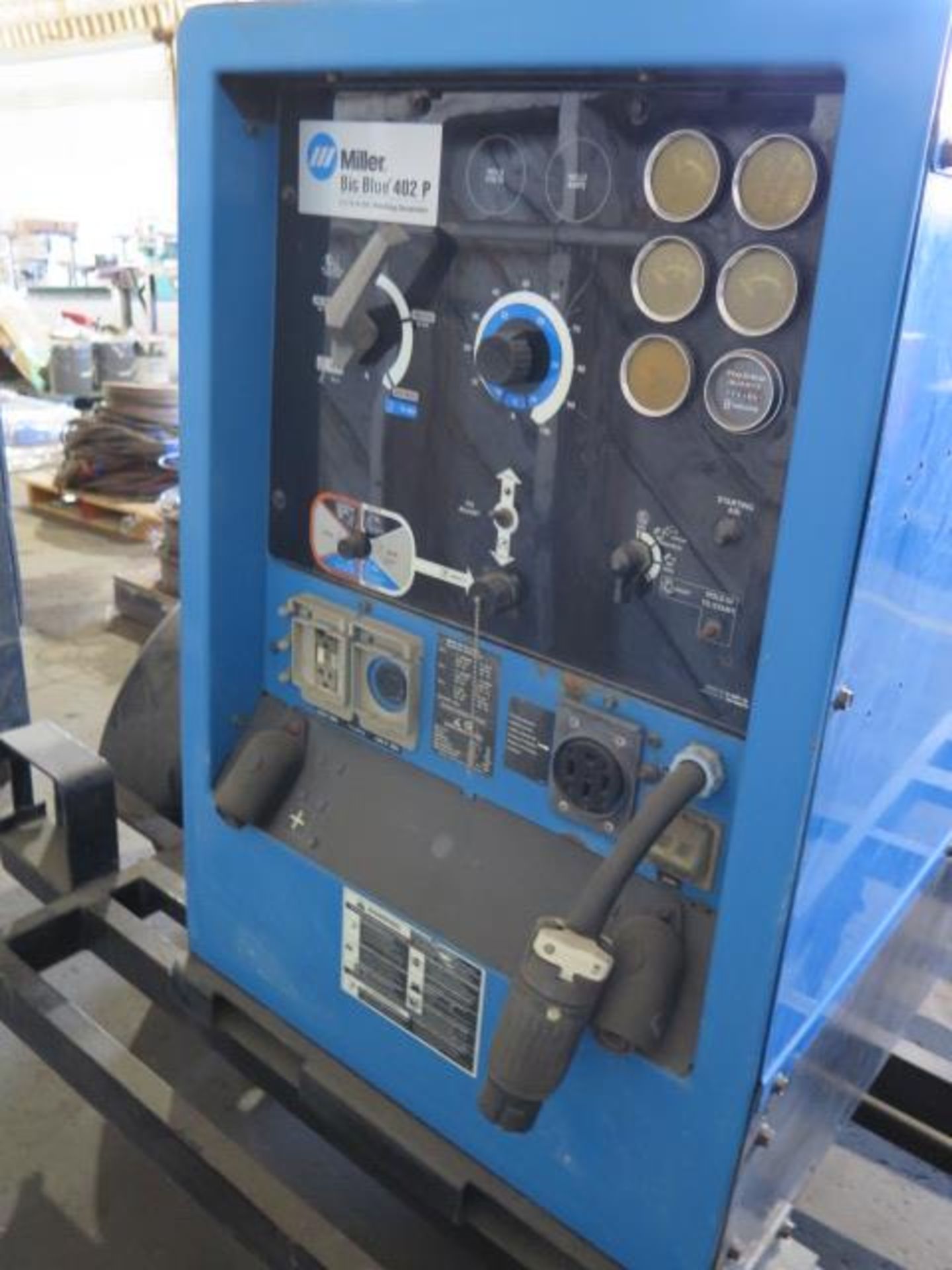 Miller Big Blue 402P Towable Diesel CC/CV-DC Welding Generator w Perkins Diesel Engine, SOLD AS IS - Image 4 of 11