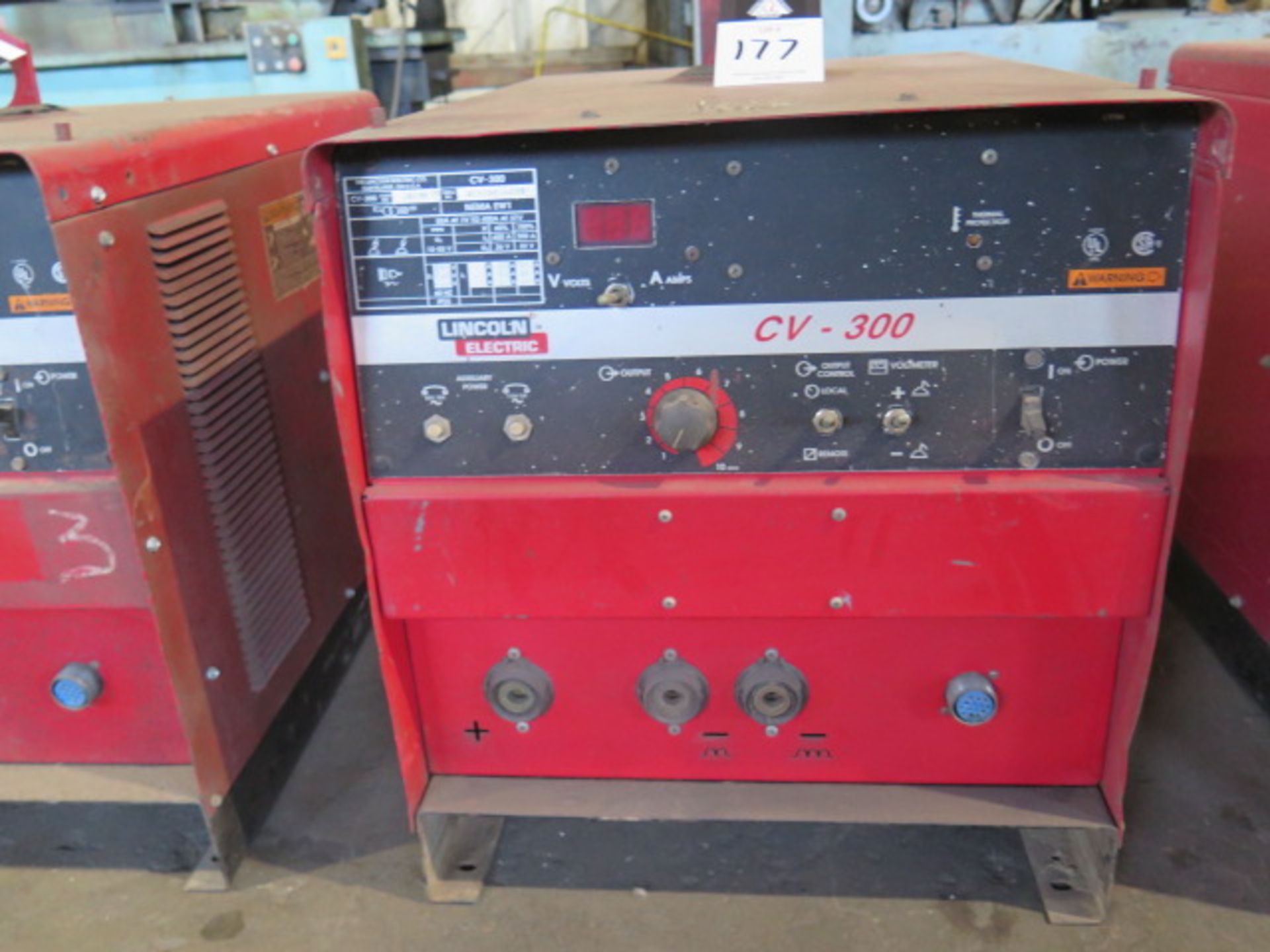 Lincoln CV-305 Arc Welding Power Source (NO CABLES) (SOLD AS-IS - NO WARRANTY) - Image 3 of 4