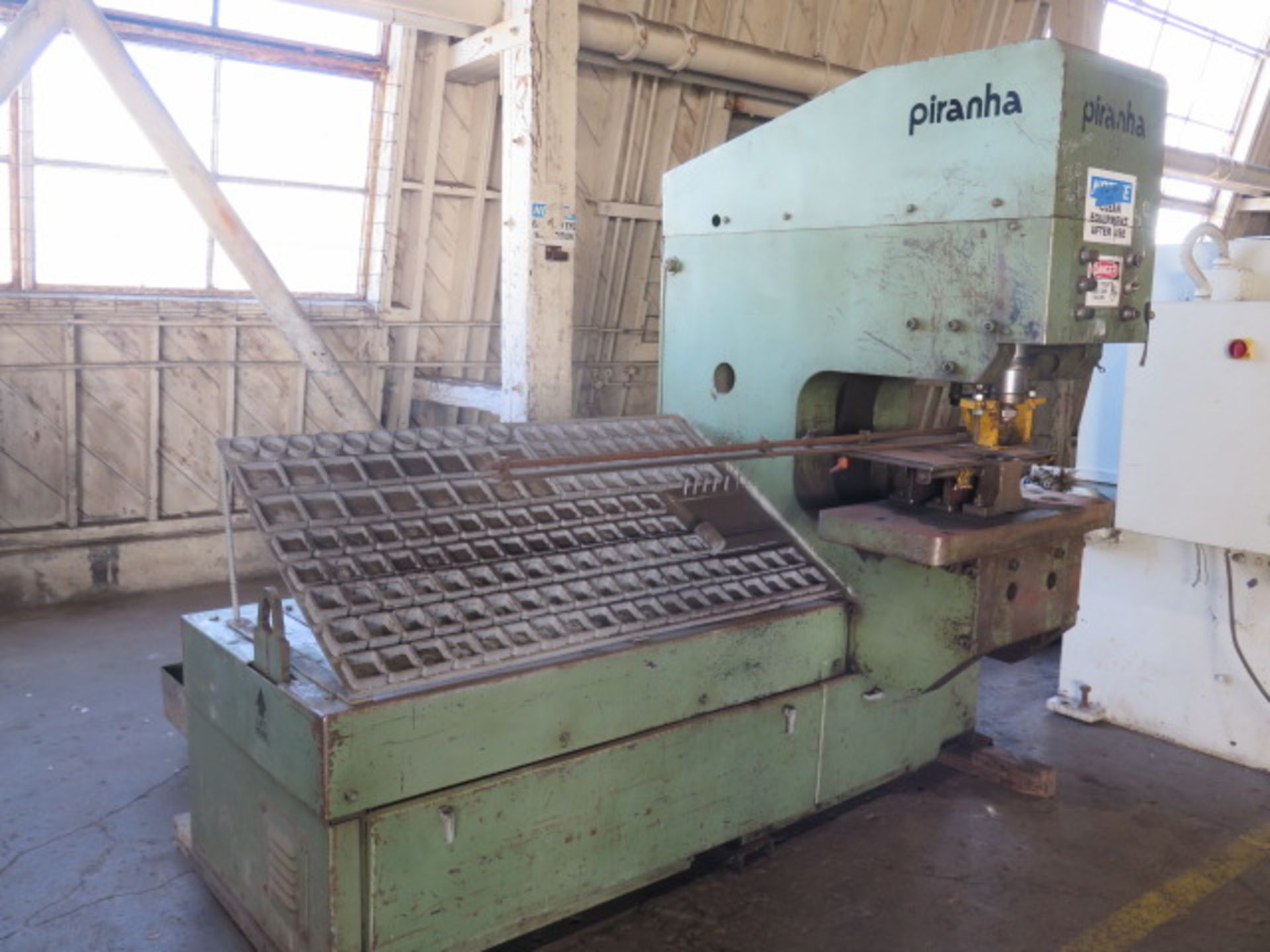 Piranha SEP-140 140 Ton Hydraulic Punch Press s/n SEP140-005 w/ 1 ¾” thru 1”, SOLD AS IS - Image 3 of 15