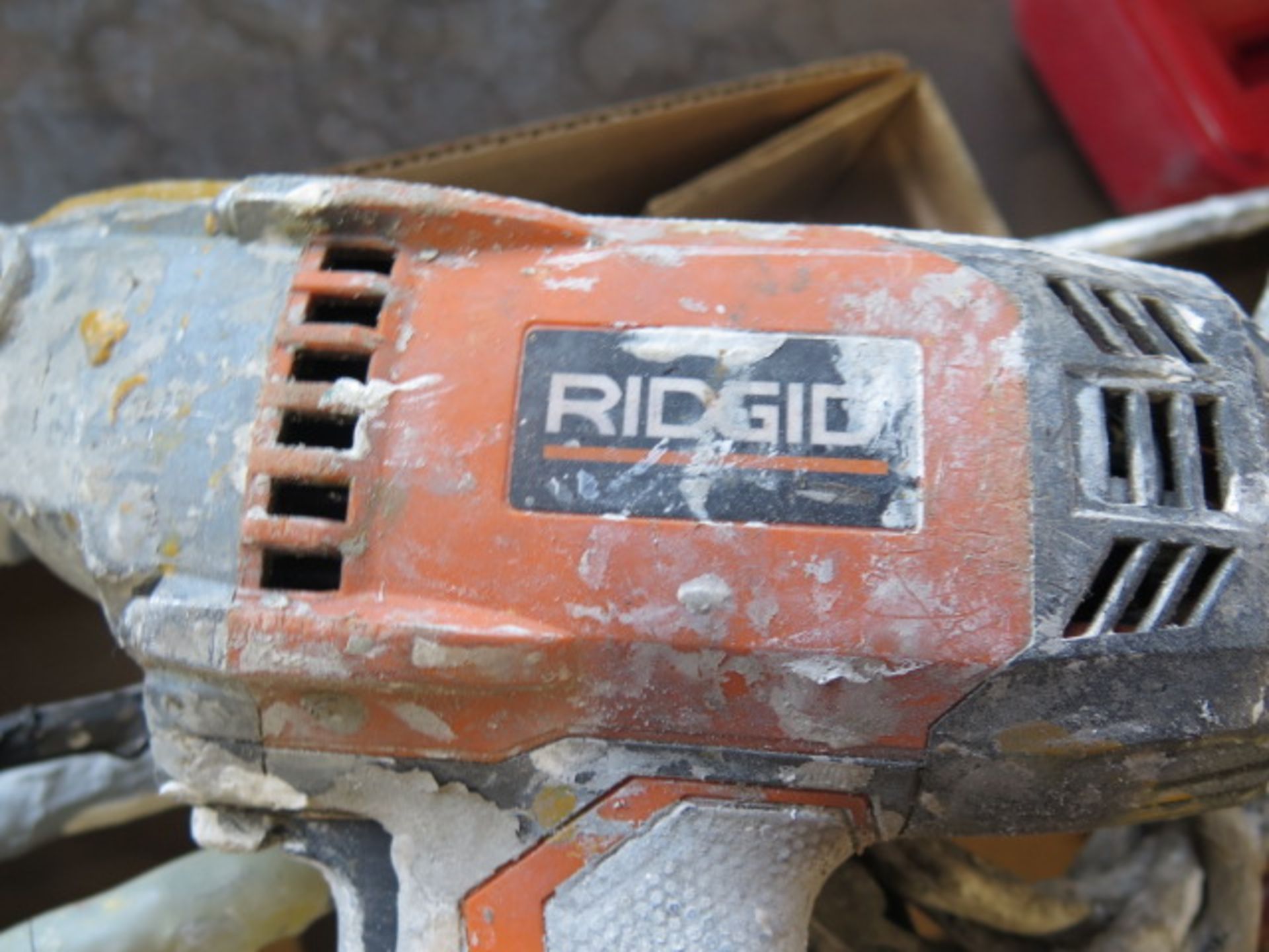 Ridgid Electric Drill w/ Paint Mixers (SOLD AS-IS - NO WARRANTY) - Image 5 of 5