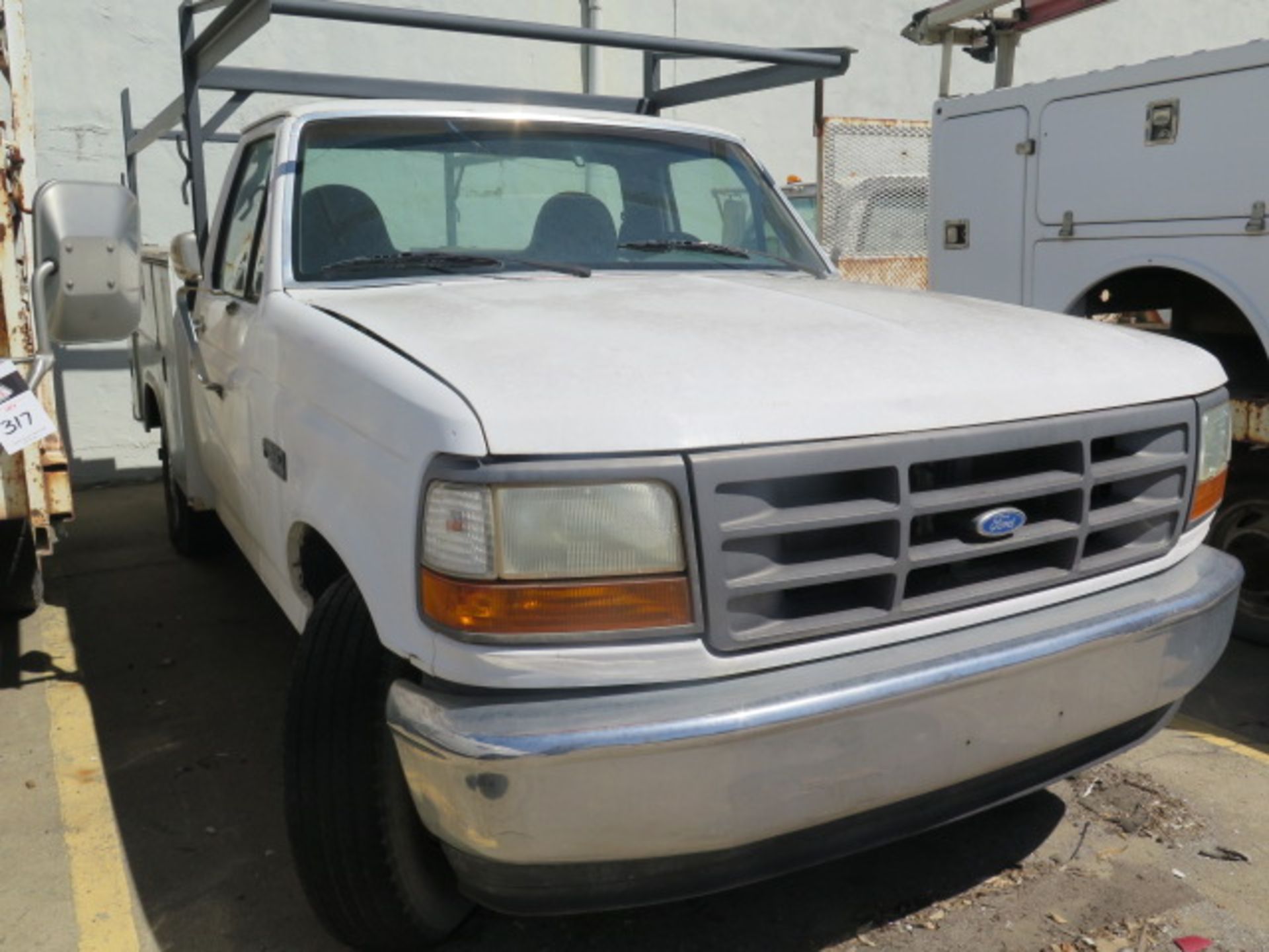 1995 Ford F-250XL Service Truck w/ Gas Engine, Automatic Trans, AC Vin# 1FTEF25N15NB11666,SOLD AS IS - Image 3 of 11