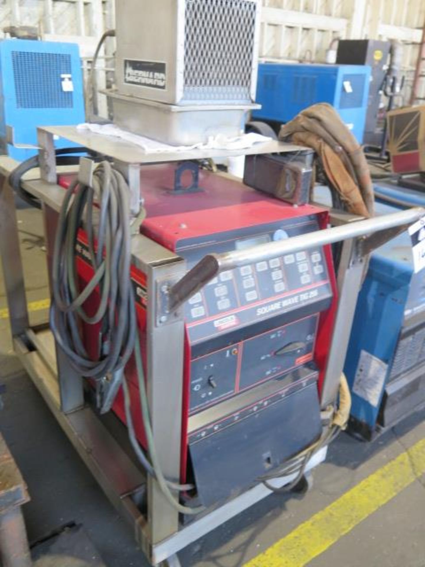 Lincoln Square Wave TIG 255 AC/DC Arc Welding Power Source w/ Cart (SOLD AS-IS - NO WARRANTY) - Image 3 of 8