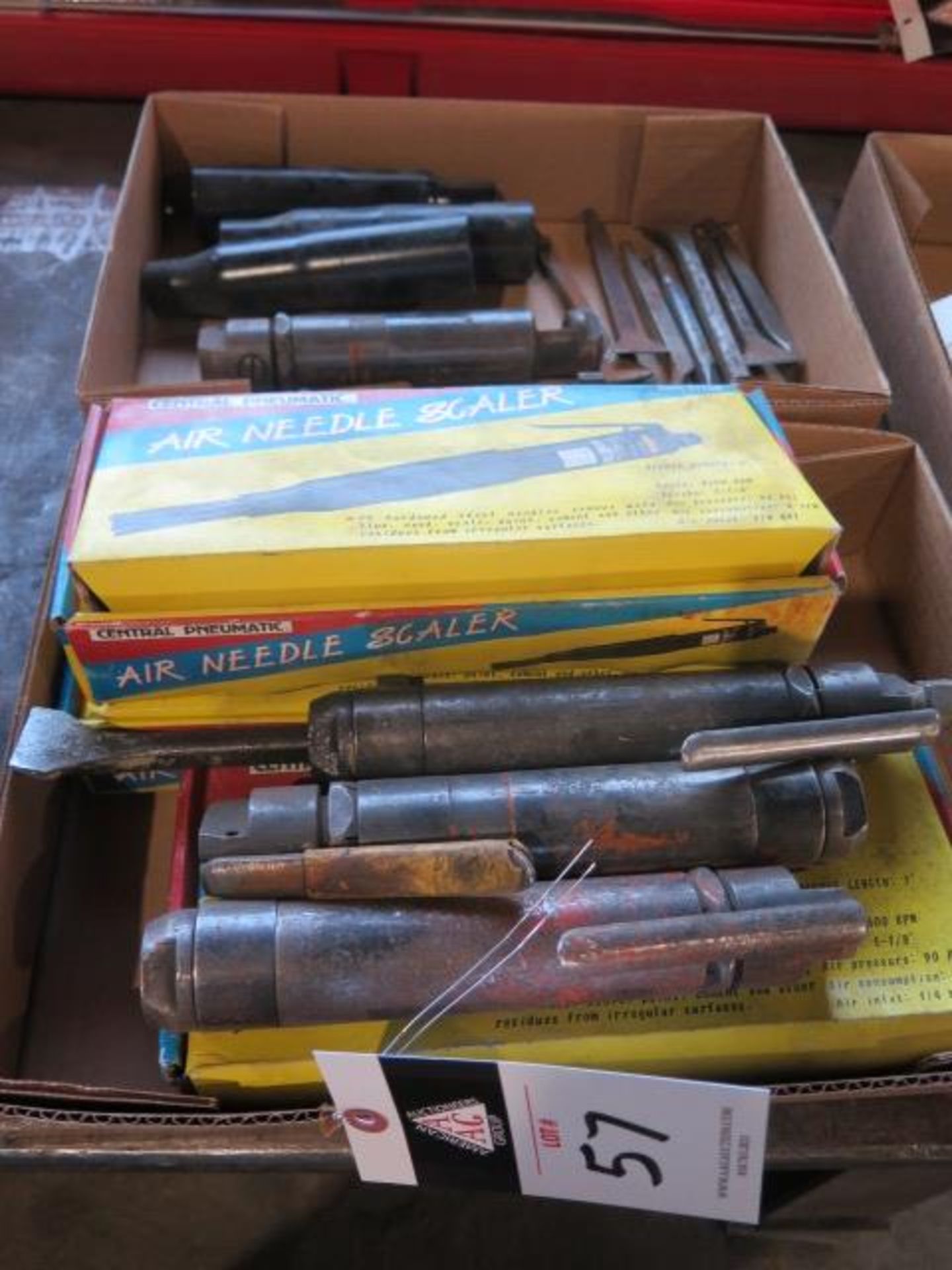 Pneumatic Scalers and Chisels (8) (SOLD AS-IS - NO WARRANTY)