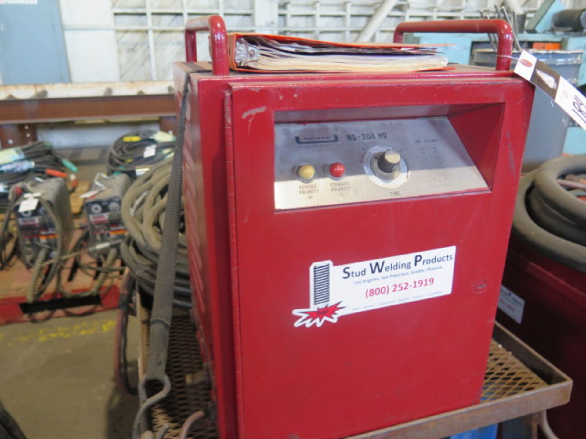 Nelson NS-20A HD Stud Welder w/ Gun, Cables and Cart (SOLD AS-IS - NO WARRANTY) - Image 2 of 8