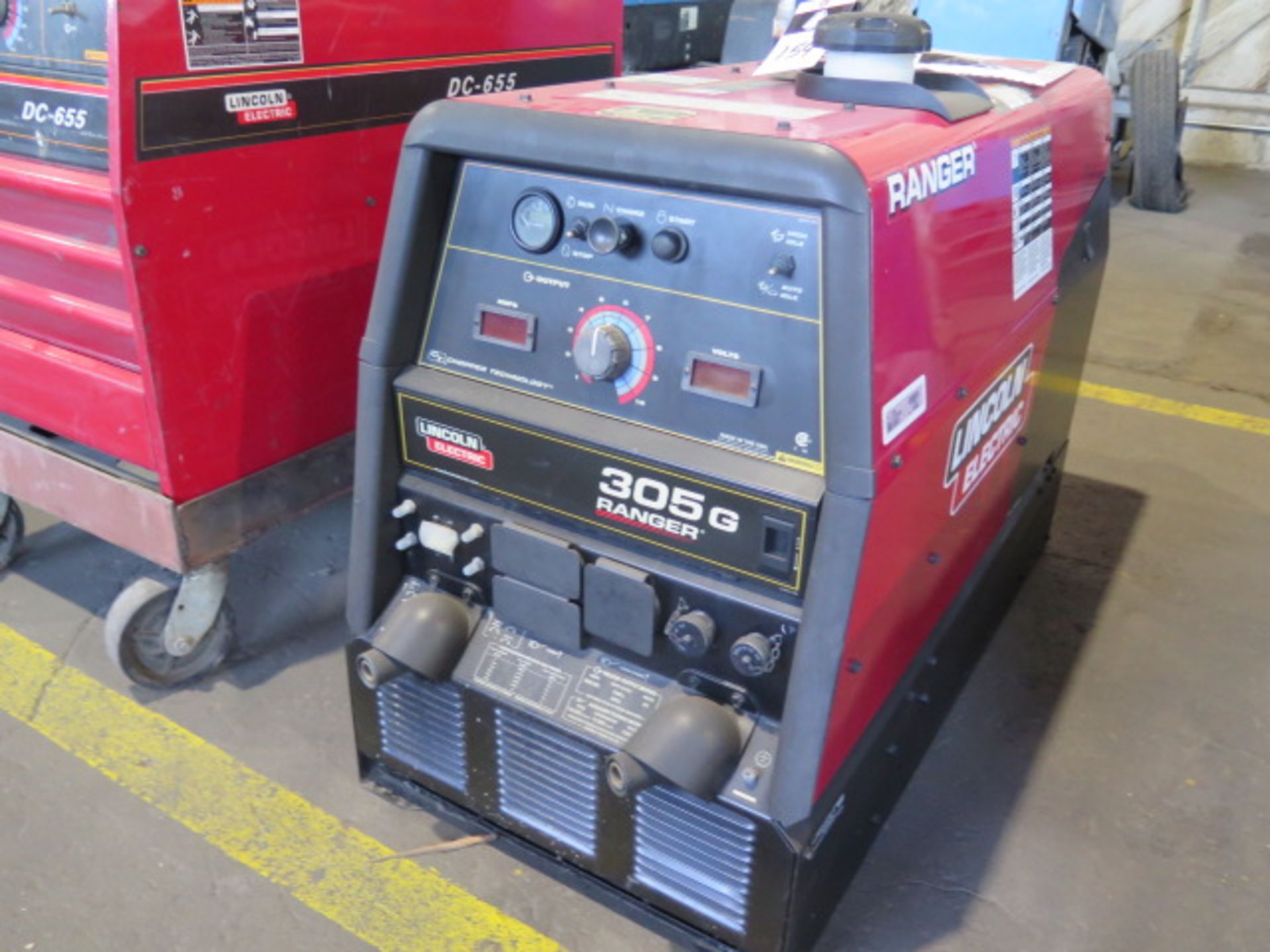 Lincoln Ranger 305G Gas Powered 300 Amp DC Welding Gen s/n U1770104516 w/ Kohler Engine, SOLD AS IS