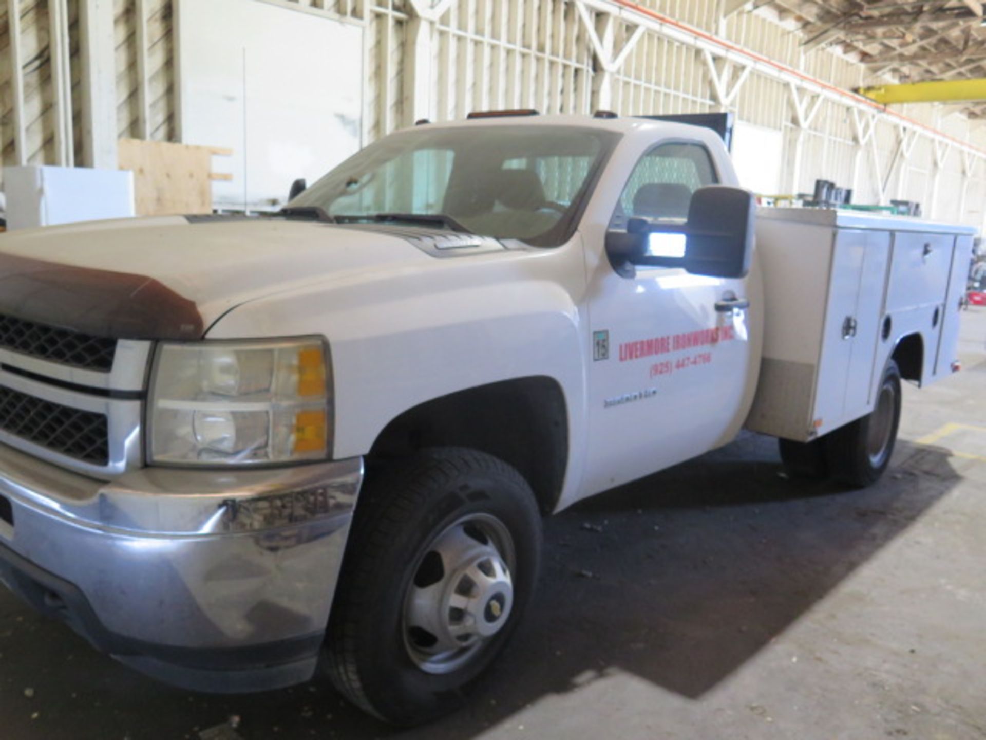 2011 Chevrolet Silverado 3500HD Service Truck Lisc# 26696D1 w/ Vortec 8-Cyl Gas Engine, SOLD AS IS