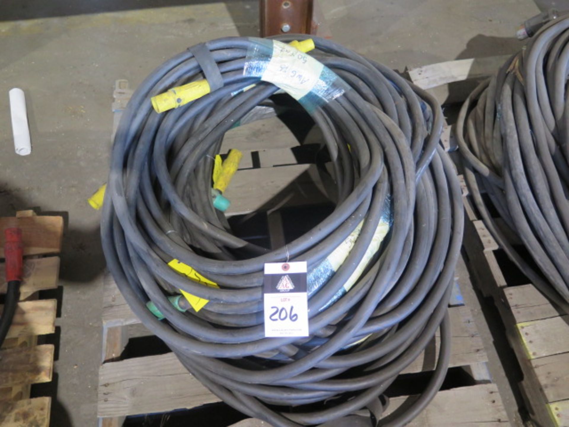 Welding 2000 Volt AWG 4/0 50' Heavy Duty Welding Leads (6) (SOLD AS-IS - NO WARRANTY) - Image 2 of 6