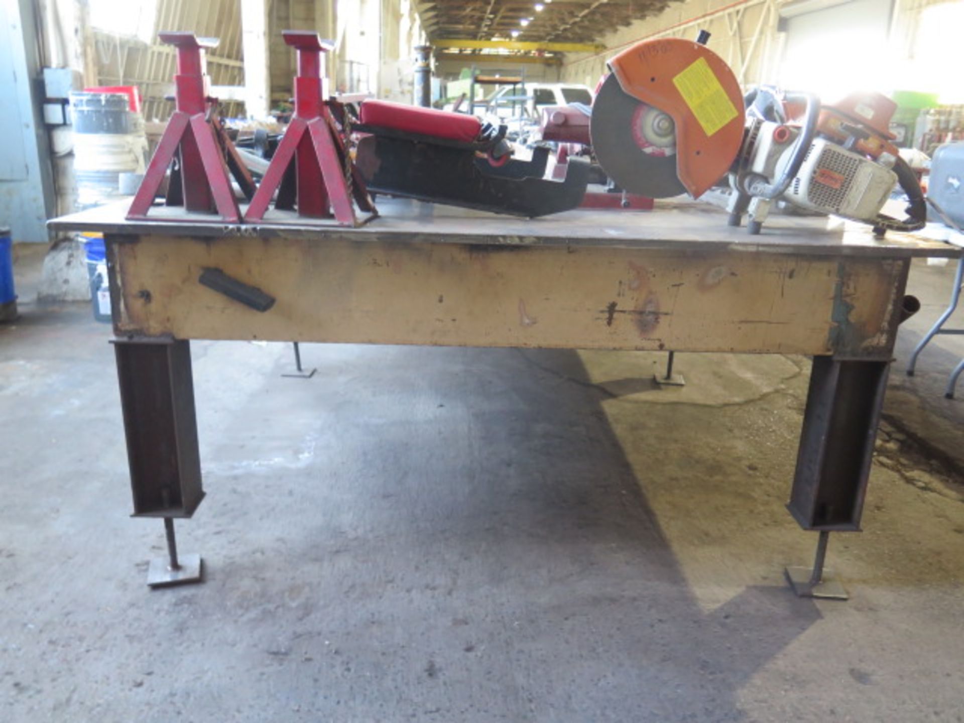 78” x 270” x 1” Steel Welding Table (SOLD AS-IS - NO WARRANTY) - Image 5 of 9