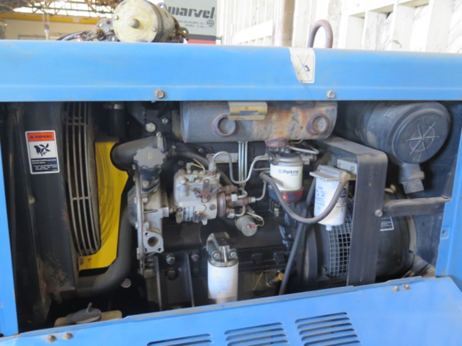 Miller Big Blue 402P Towable Diesel CC/CV-DC Welding Generator w Perkins Diesel Engine, SOLD AS IS - Image 9 of 17