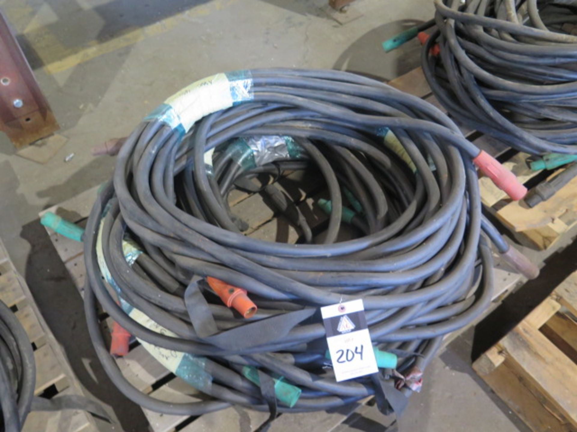 Welding 2000 Volt AWG 4/0 50' Heavy Duty Welding Leads (6) (SOLD AS-IS - NO WARRANTY)