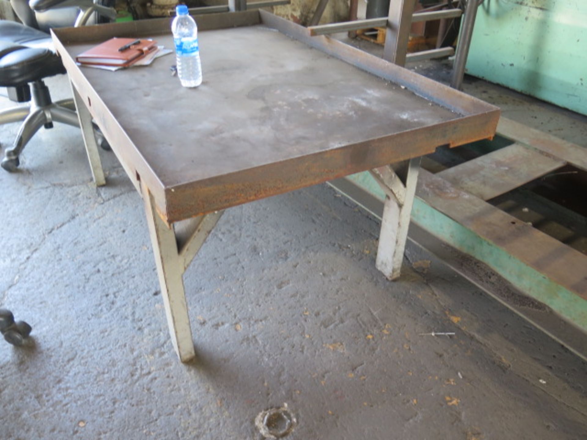 Material Rack and Steel Table (SOLD AS-IS - NO WARRANTY) - Image 5 of 6