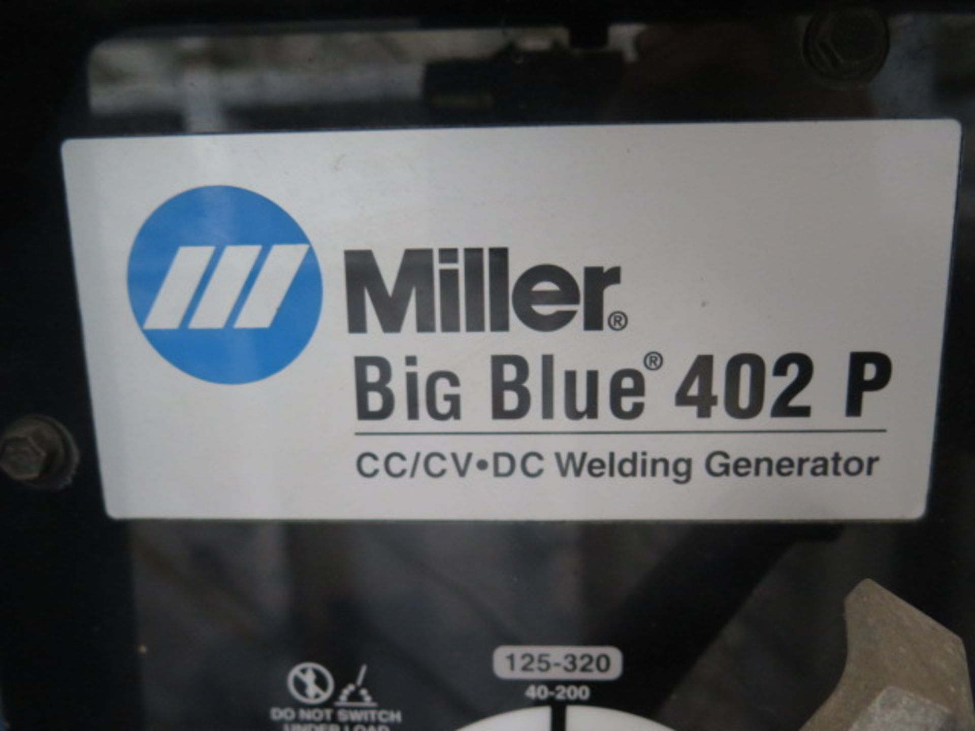 Miller Big Blue 402P Towable Diesel CC/CV-DC Welding Generator w Perkins Diesel Engine, SOLD AS IS - Image 11 of 11