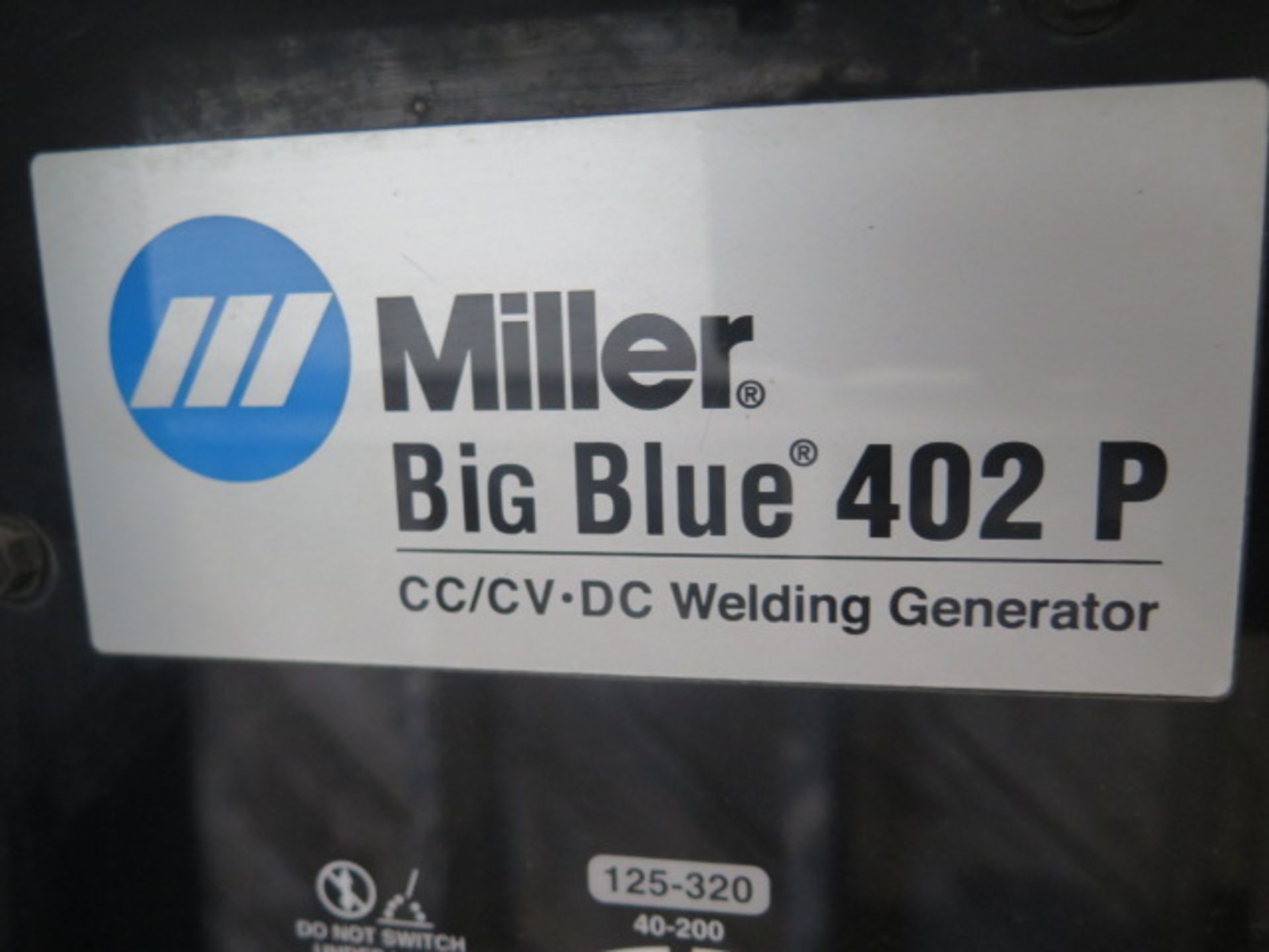 Miller Big Blue 402P Towable Diesel CC/CV-DC Welding Generator w Perkins Diesel Engine, SOLD AS IS - Image 17 of 17