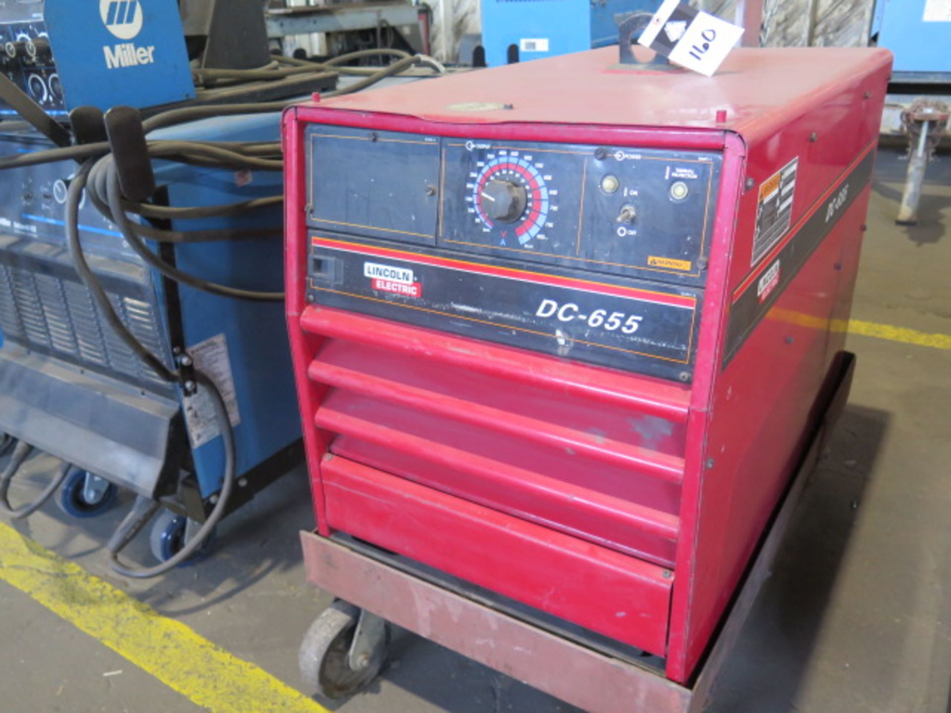 Lincoln DC-655 DC Arc Welding Power Source (NO CABLES) (SOLD AS-IS - NO WARRANTY)