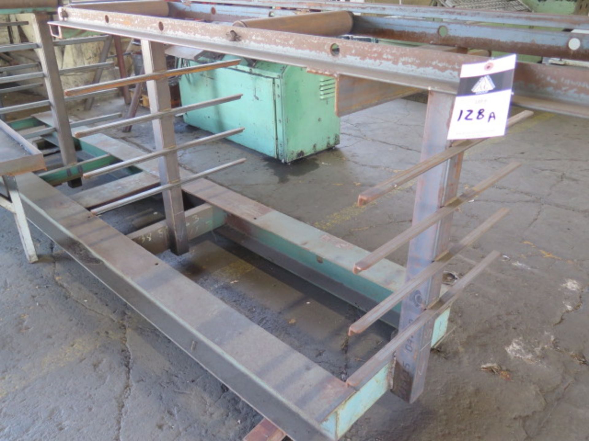 Material Rack and Steel Table (SOLD AS-IS - NO WARRANTY) - Image 2 of 6
