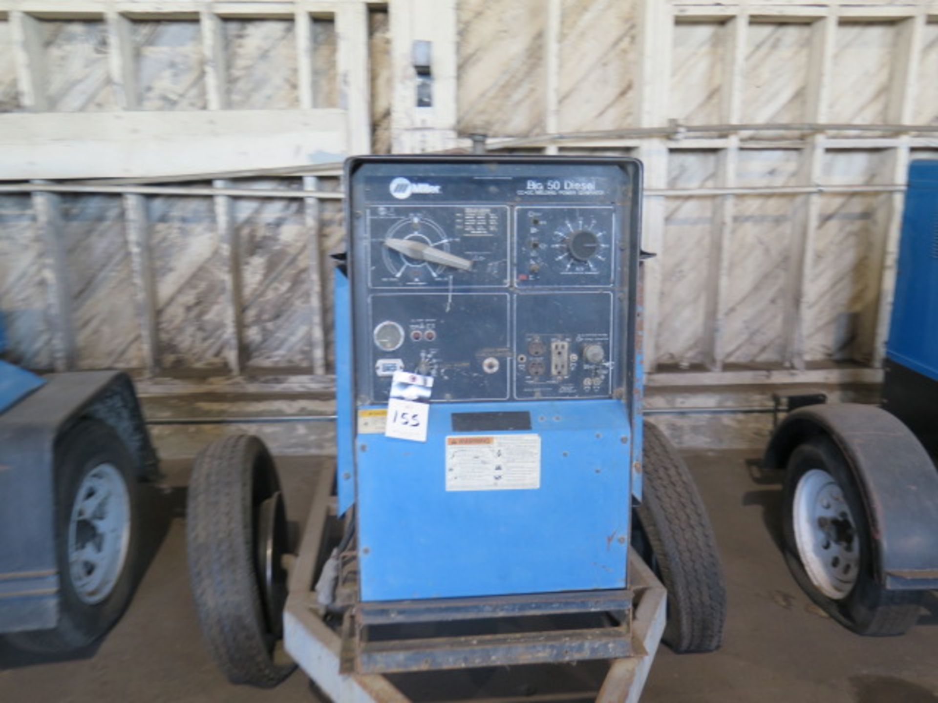 Miller Big 50 Diesel Towable CC-DC Welding Generator w/ Diesel Engine, Electric Start, SOLD AS IS - Image 2 of 10