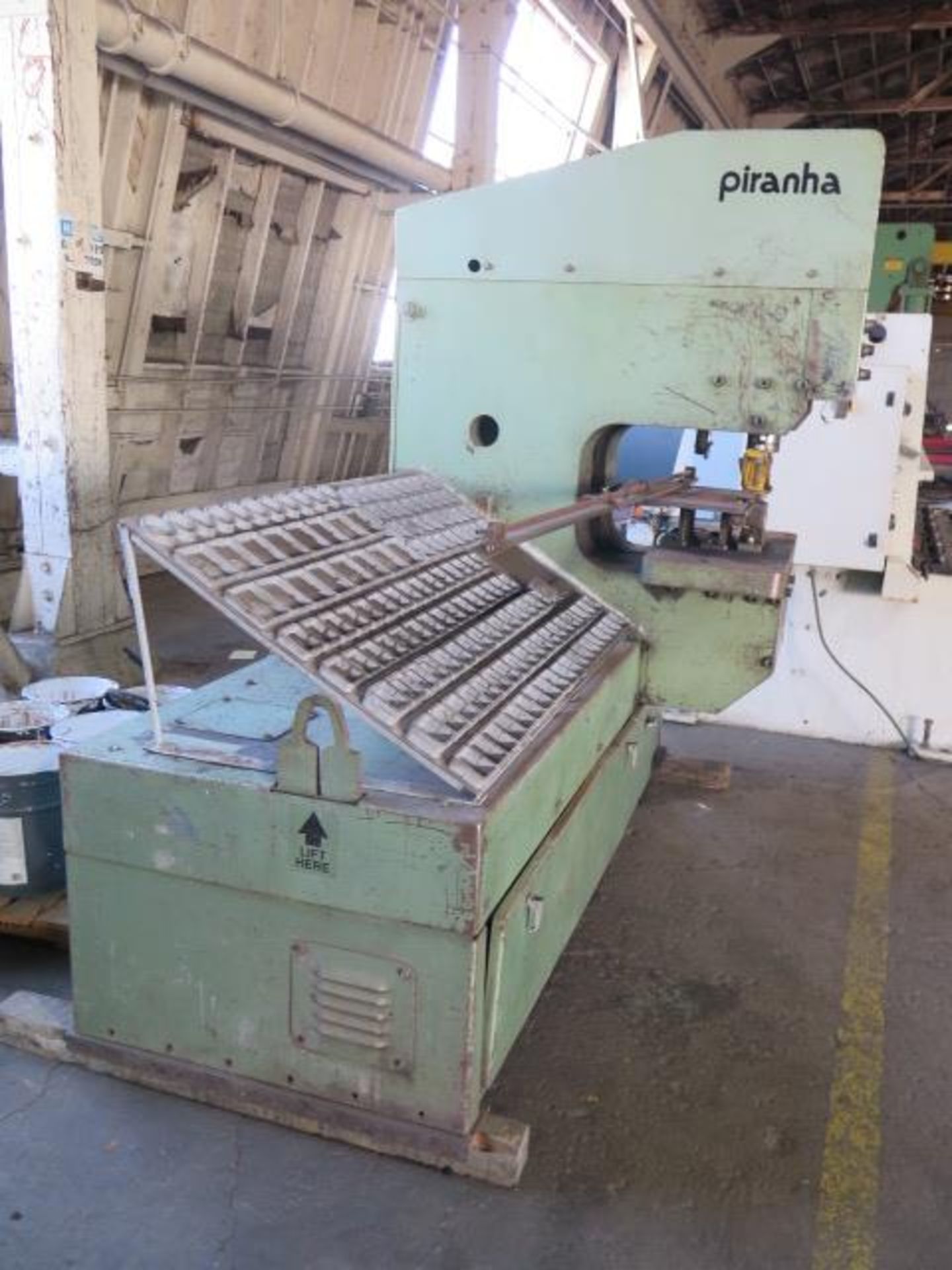 Piranha SEP-140 140 Ton Hydraulic Punch Press s/n SEP140-005 w/ 1 ¾” thru 1”, SOLD AS IS - Image 8 of 15