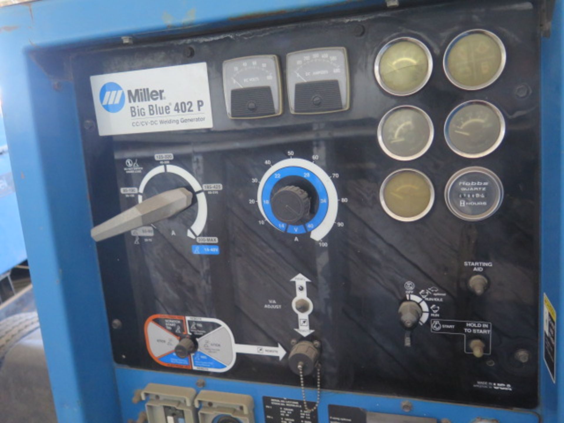 Miller Big Blue 402P Towable Diesel CC/CV-DC Welding Generator w Perkins Diesel Engine, SOLD AS IS - Image 6 of 17