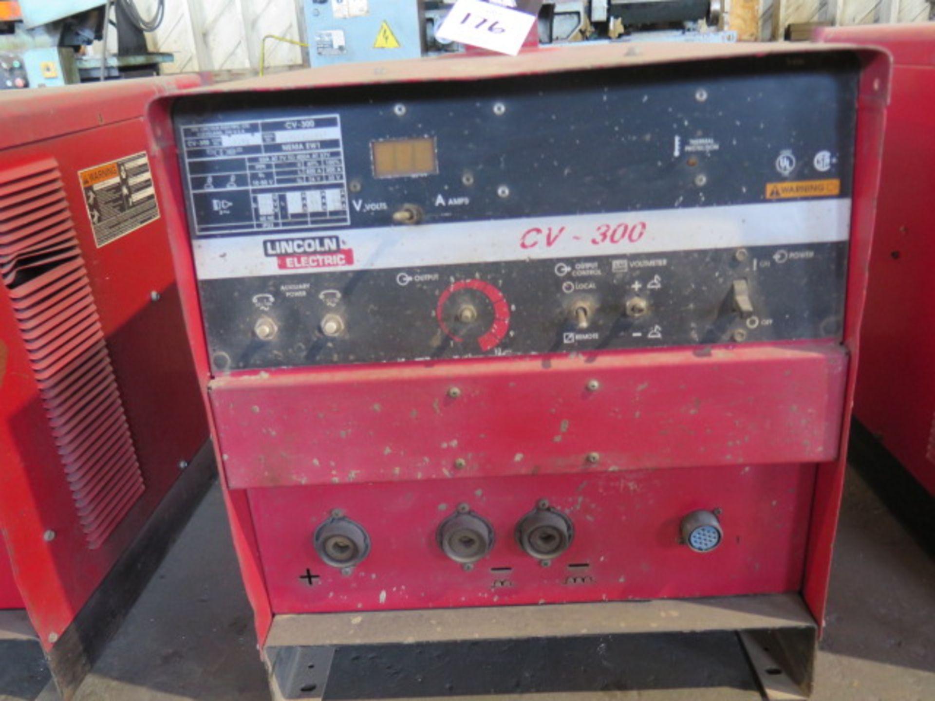 Lincoln CV-305 Arc Welding Power Source (NO CABLES) (SOLD AS-IS - NO WARRANTY) - Image 4 of 5