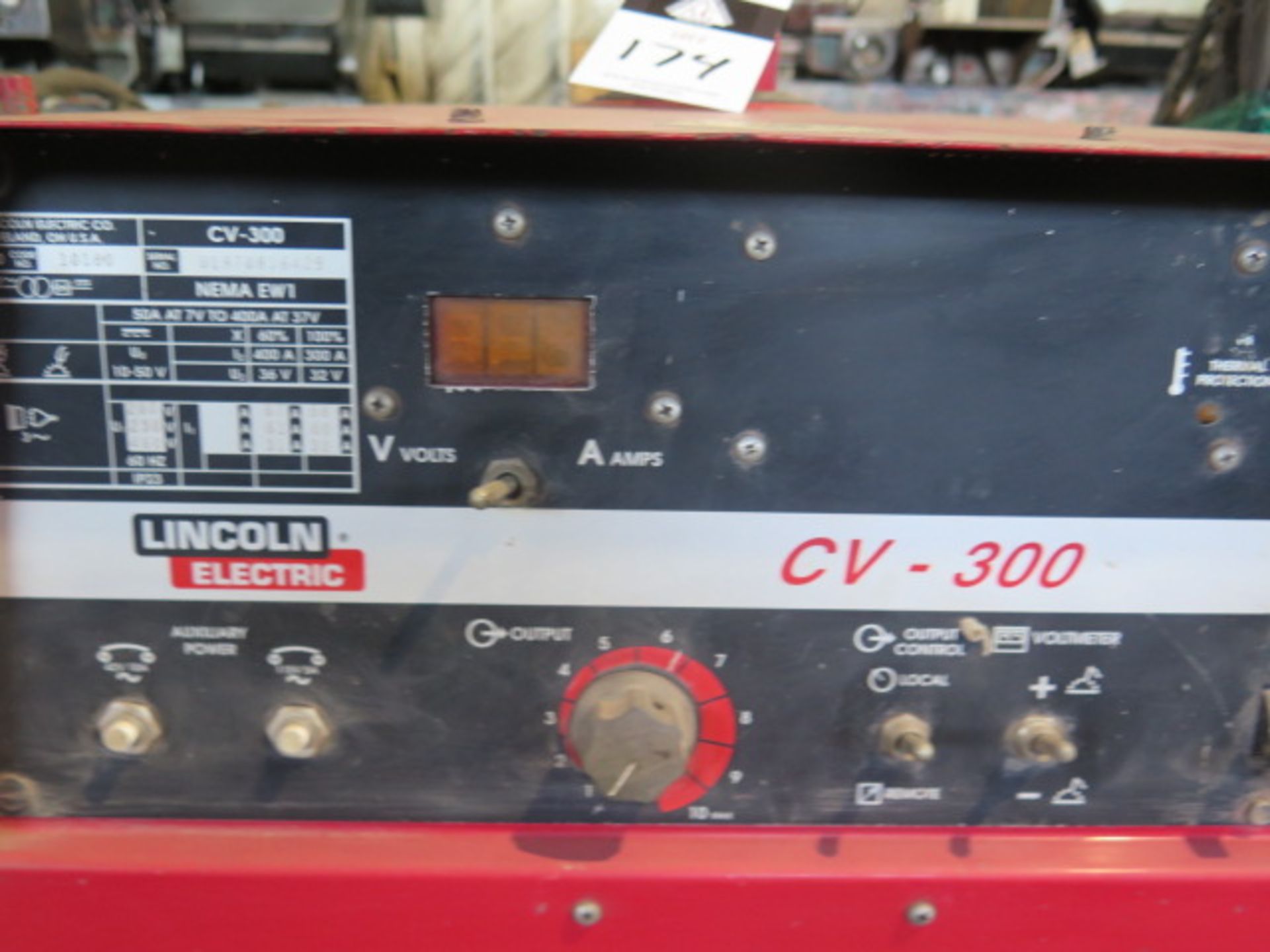 Lincoln CV-305 Arc Welding Power Source w/ Lincoln LN-7 Wire Feeder (NO CABLES) (SOLD AS-IS - NO - Image 7 of 7