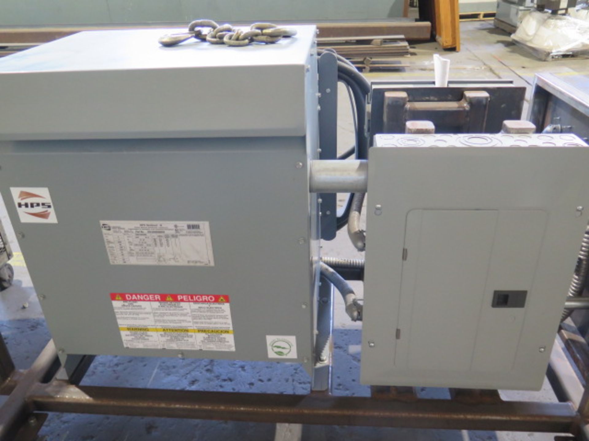Custom 480-240/120 Power Bank w/ Hammond 30kVA Transformer, Circuit Breaker Panel, SOLD AS IS - Image 7 of 9