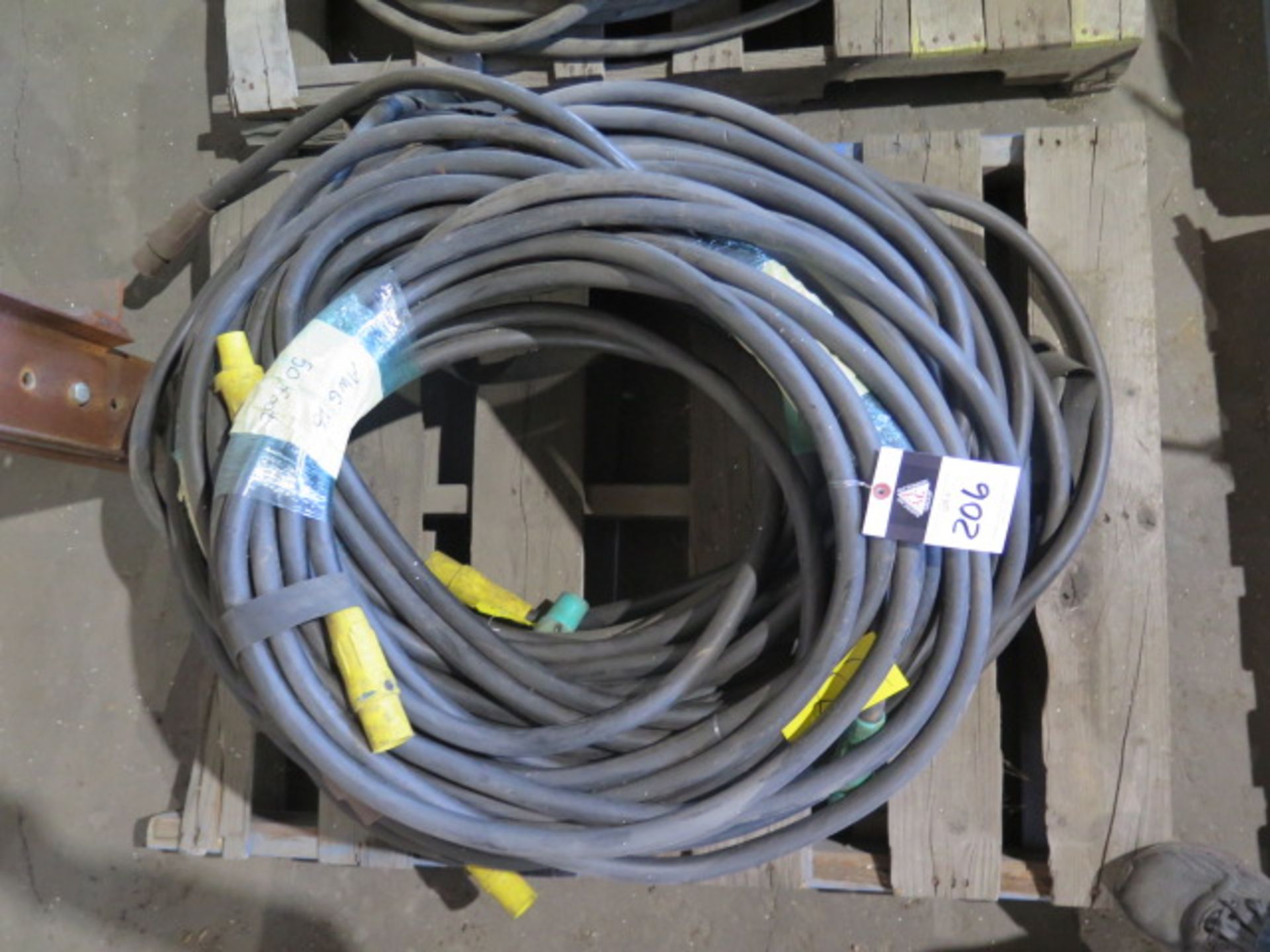 Welding 2000 Volt AWG 4/0 50' Heavy Duty Welding Leads (6) (SOLD AS-IS - NO WARRANTY) - Image 3 of 6