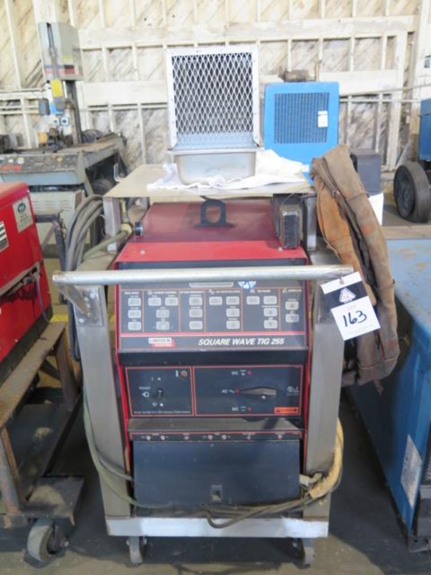 Lincoln Square Wave TIG 255 AC/DC Arc Welding Power Source w/ Cart (SOLD AS-IS - NO WARRANTY)