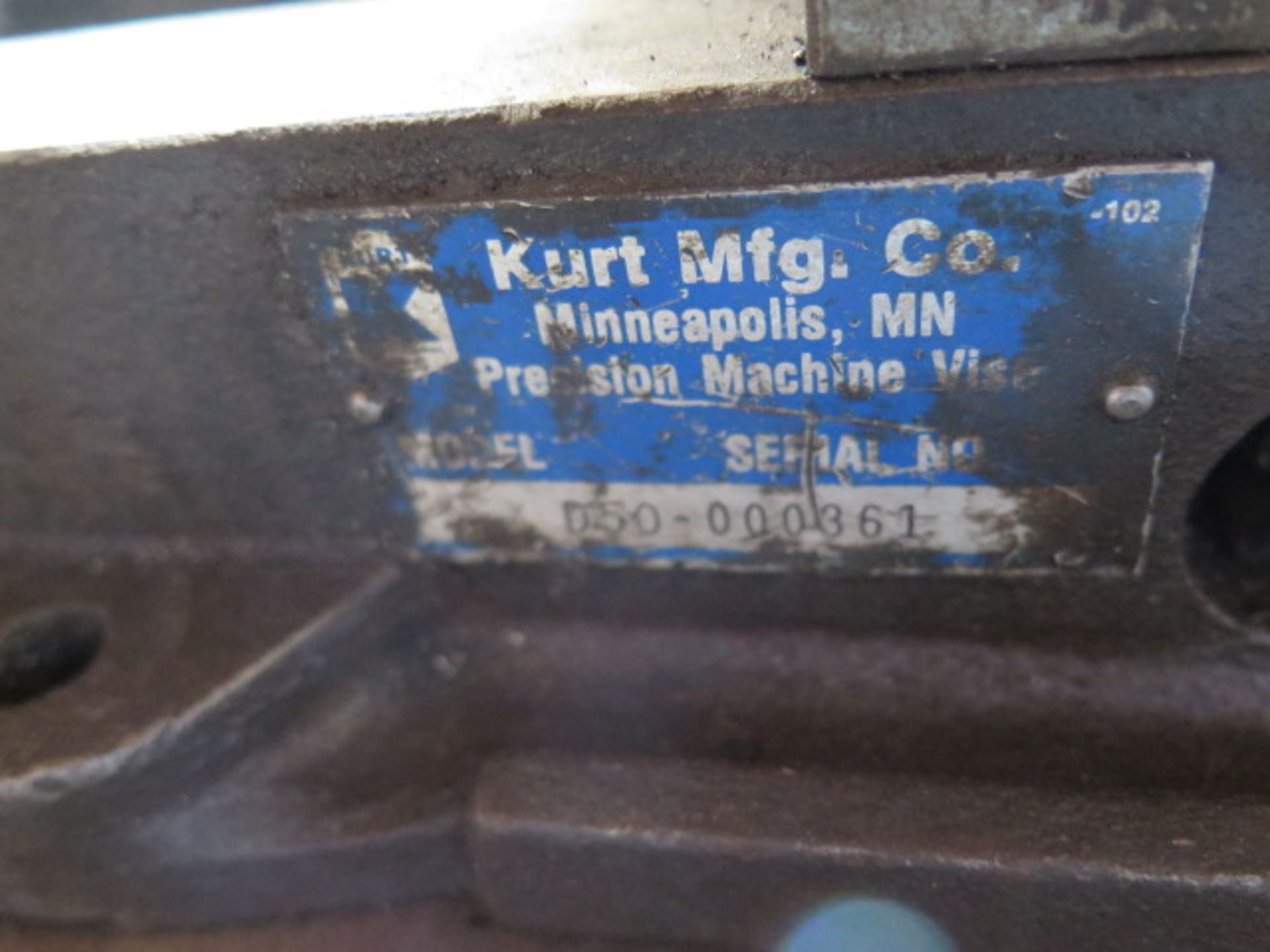 Kurt 5" Angle-Lock Vise and 6" Speed Vise (SOLD AS-IS - NO WARRANTY) - Image 4 of 6