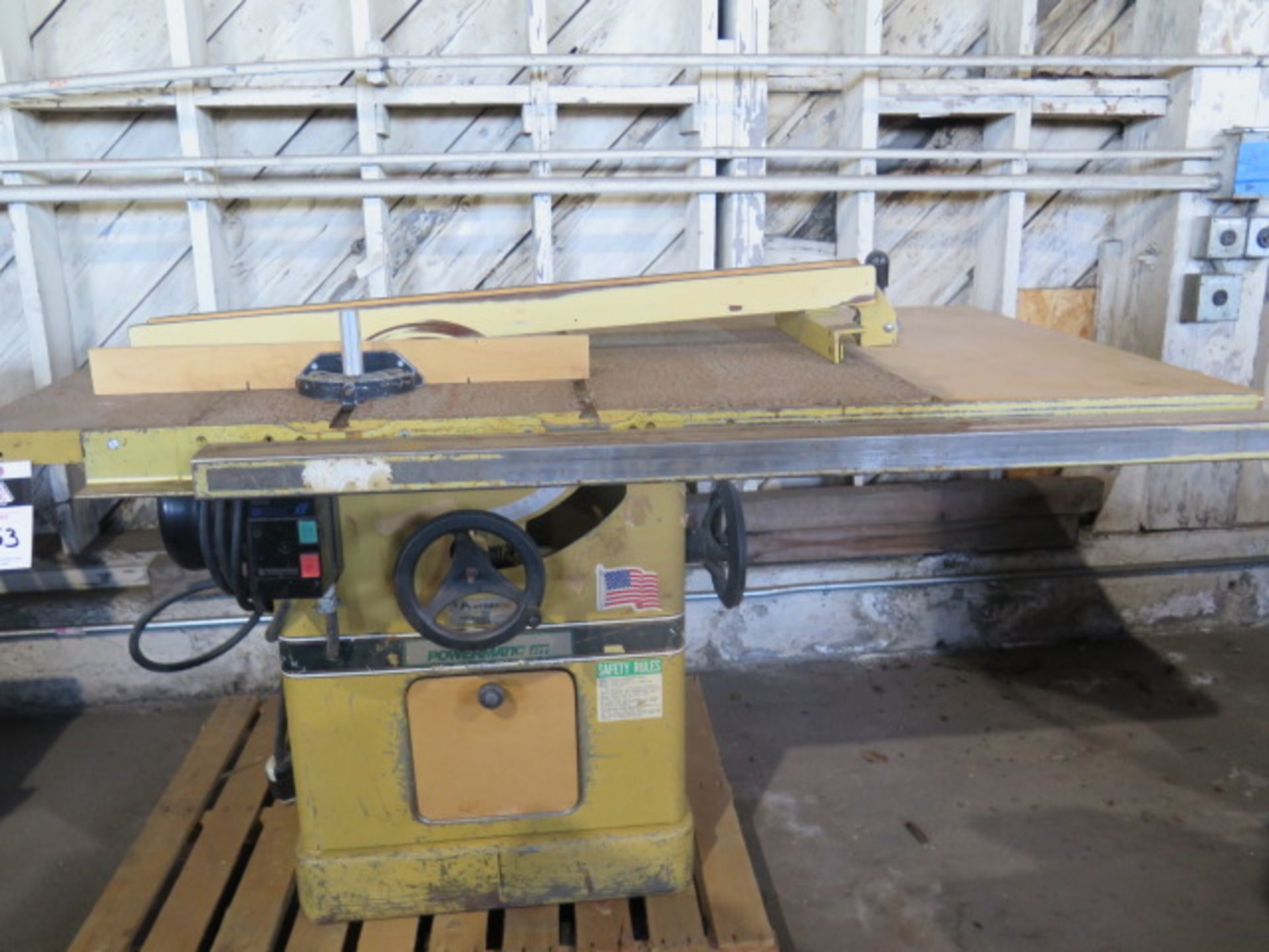 Powermatic mdl. 72A Table Saw w/ AccuFence Fence System (SOLD AS-IS - NO WARRANTY)