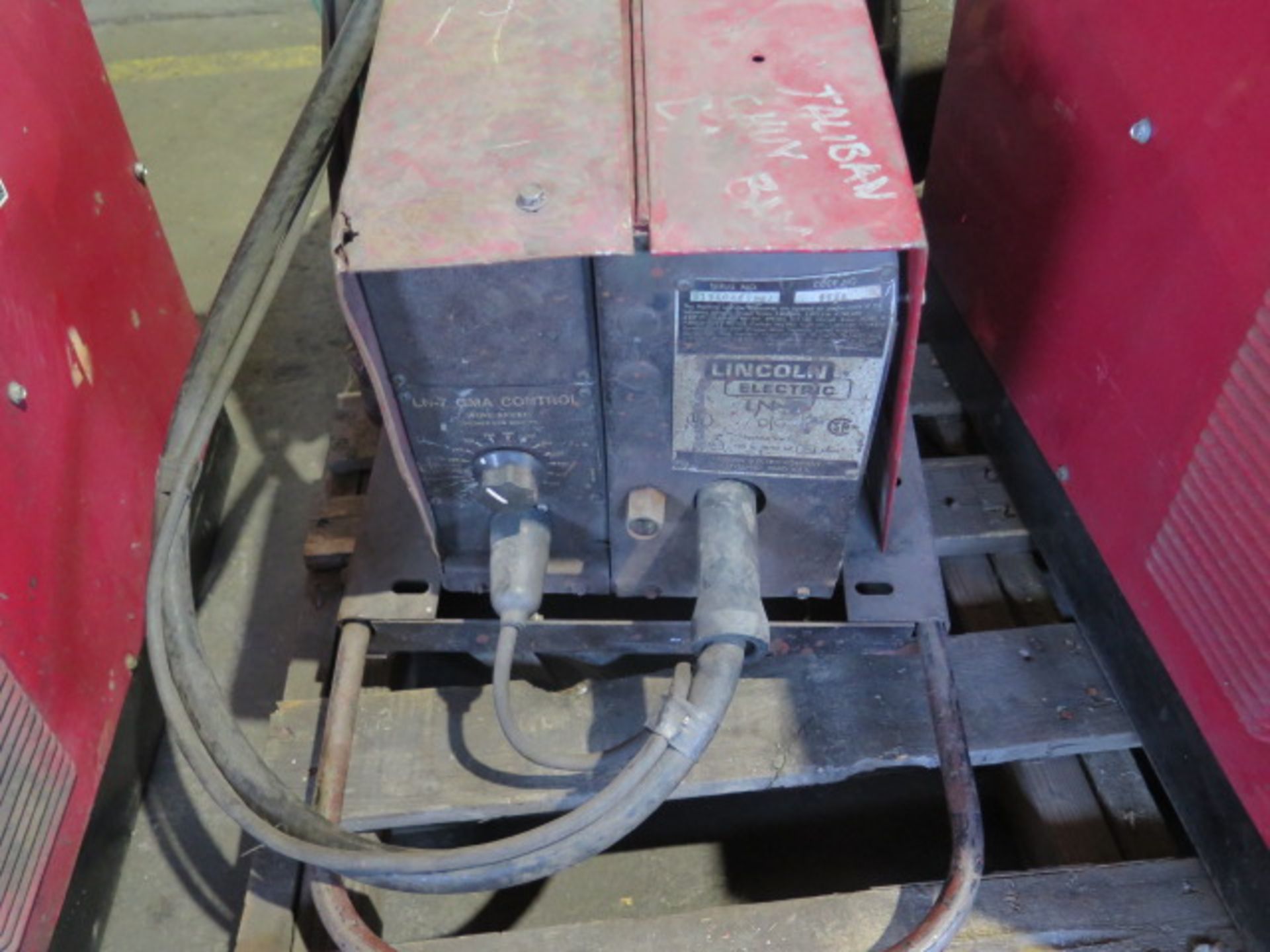 Lincoln CV-305 Arc Welding Power Source w/ Lincoln LN-7 Wire Feeder (NO CABLES) (SOLD AS-IS - NO - Image 4 of 7