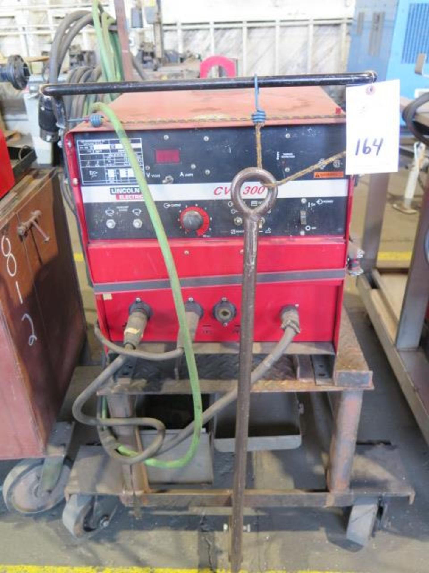 Lincoln CV-300 Arc Welding Power Source w/ Lincoln LF-74 Wire Feeder (SOLD AS-IS - NO WARRANTY)