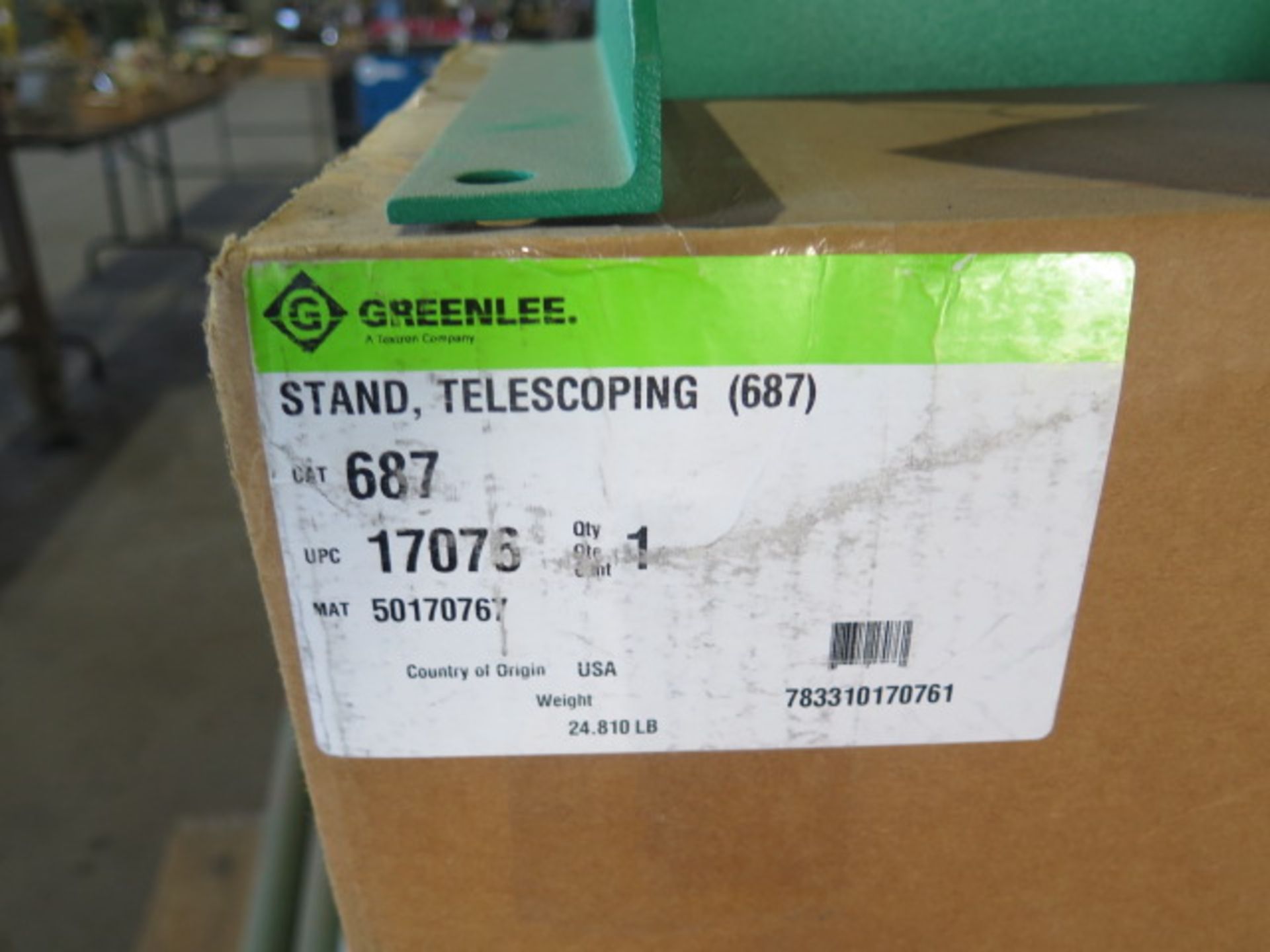 Greenlee mdl. 687 Telescoping Reel Stands (5 NEW) (4 USED) (SOLD AS-IS - NO WARRANTY) - Image 6 of 9