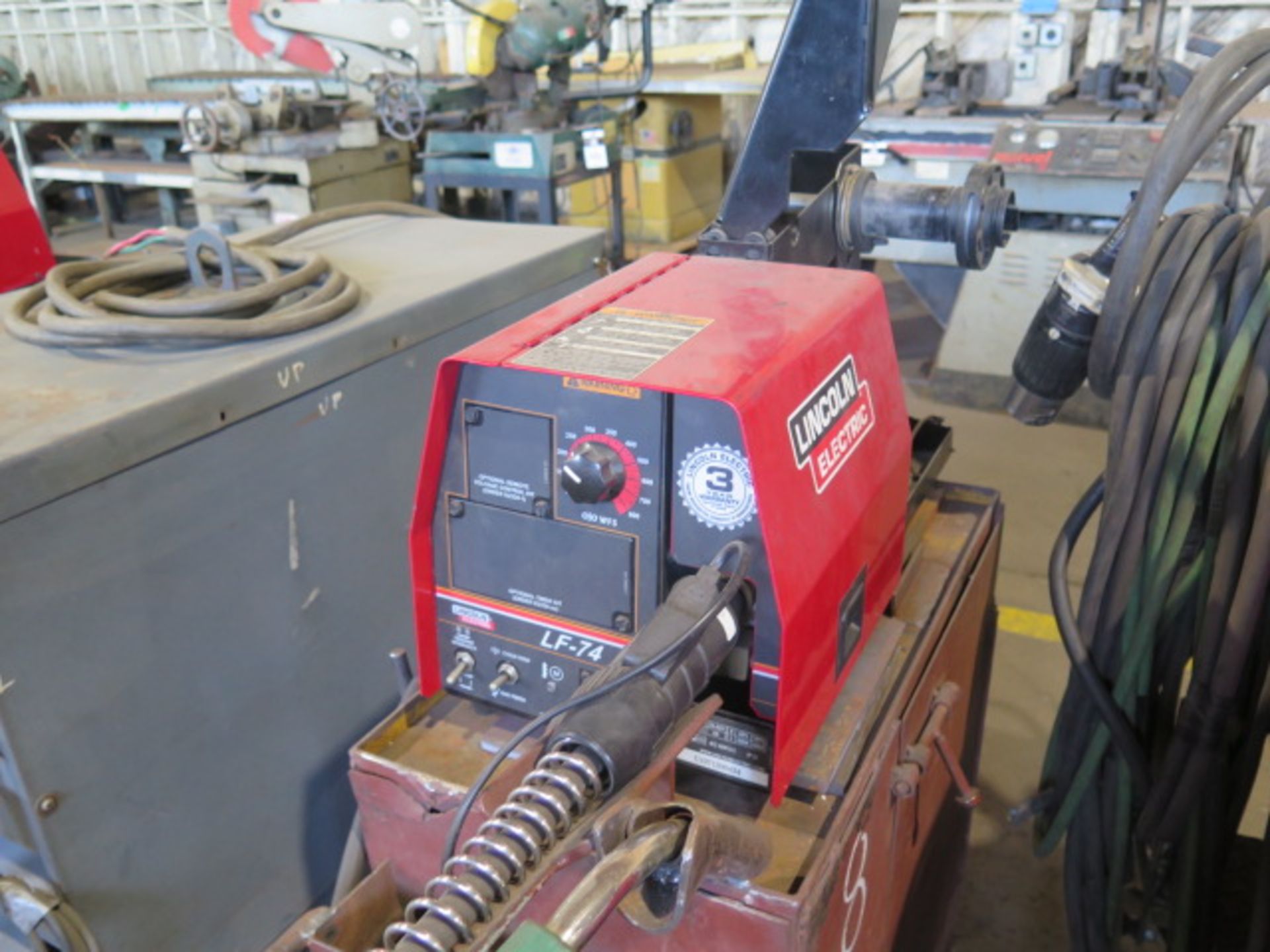 Lincoln CV-300 Arc Welding Power Source w/ Lincoln LF-74 Wire Feeder (SOLD AS-IS - NO WARRANTY) - Image 5 of 8