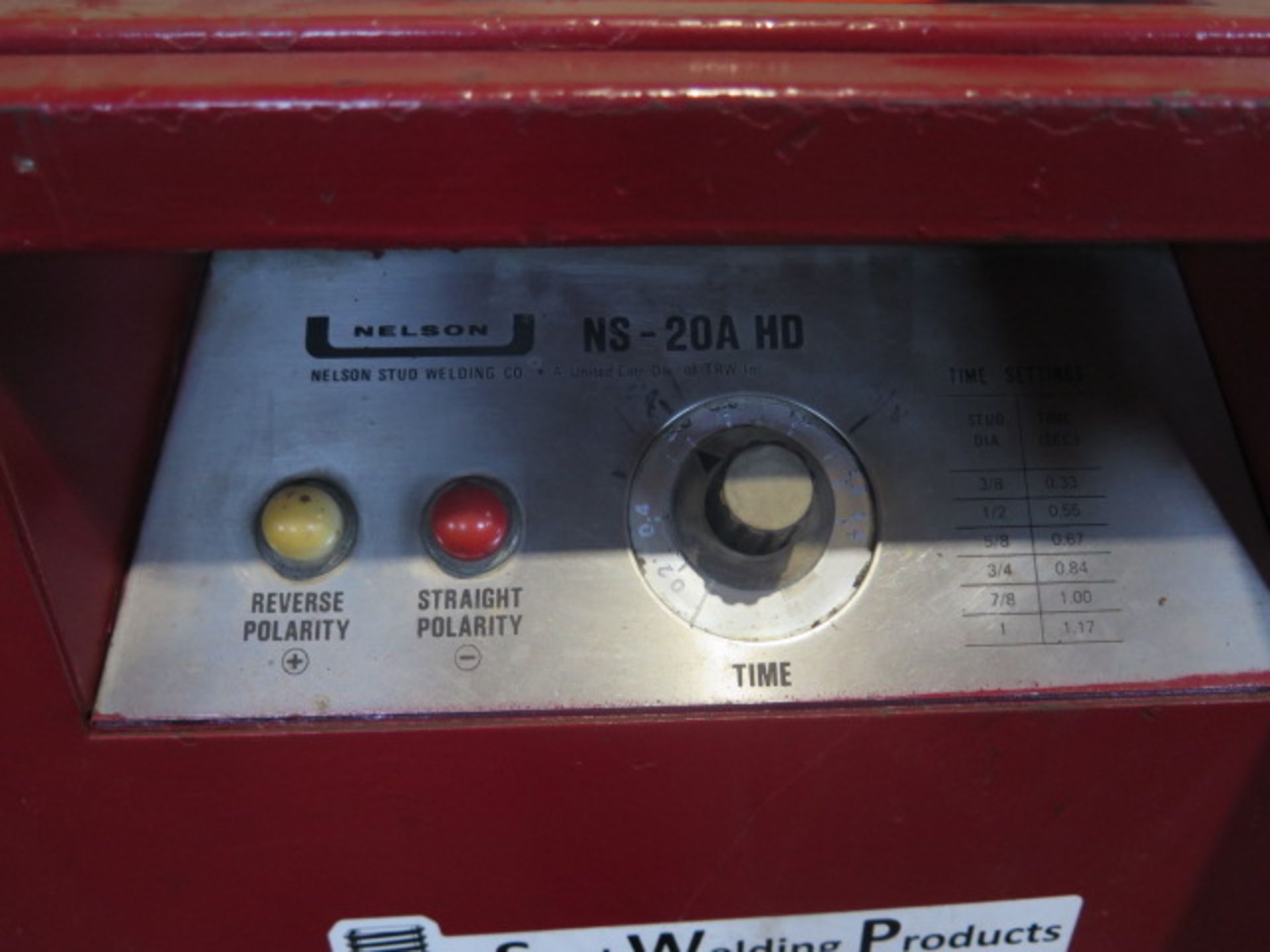 Nelson NS-20A HD Stud Welder w/ Gun, Cables and Cart (SOLD AS-IS - NO WARRANTY) - Image 8 of 8